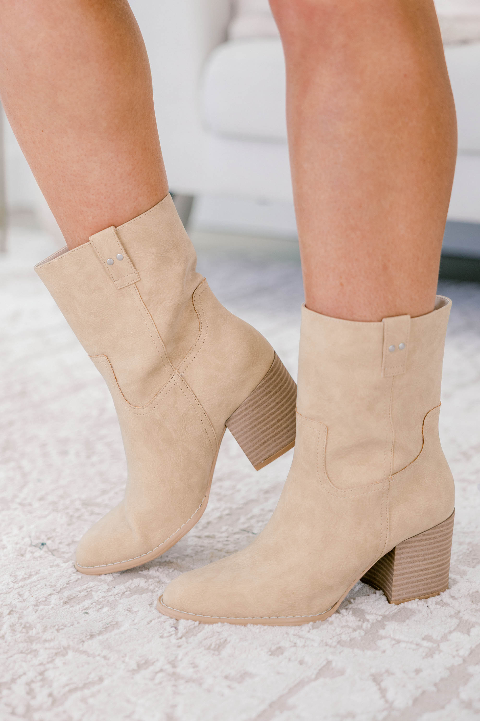 All Comes Down To You Booties, Khaki