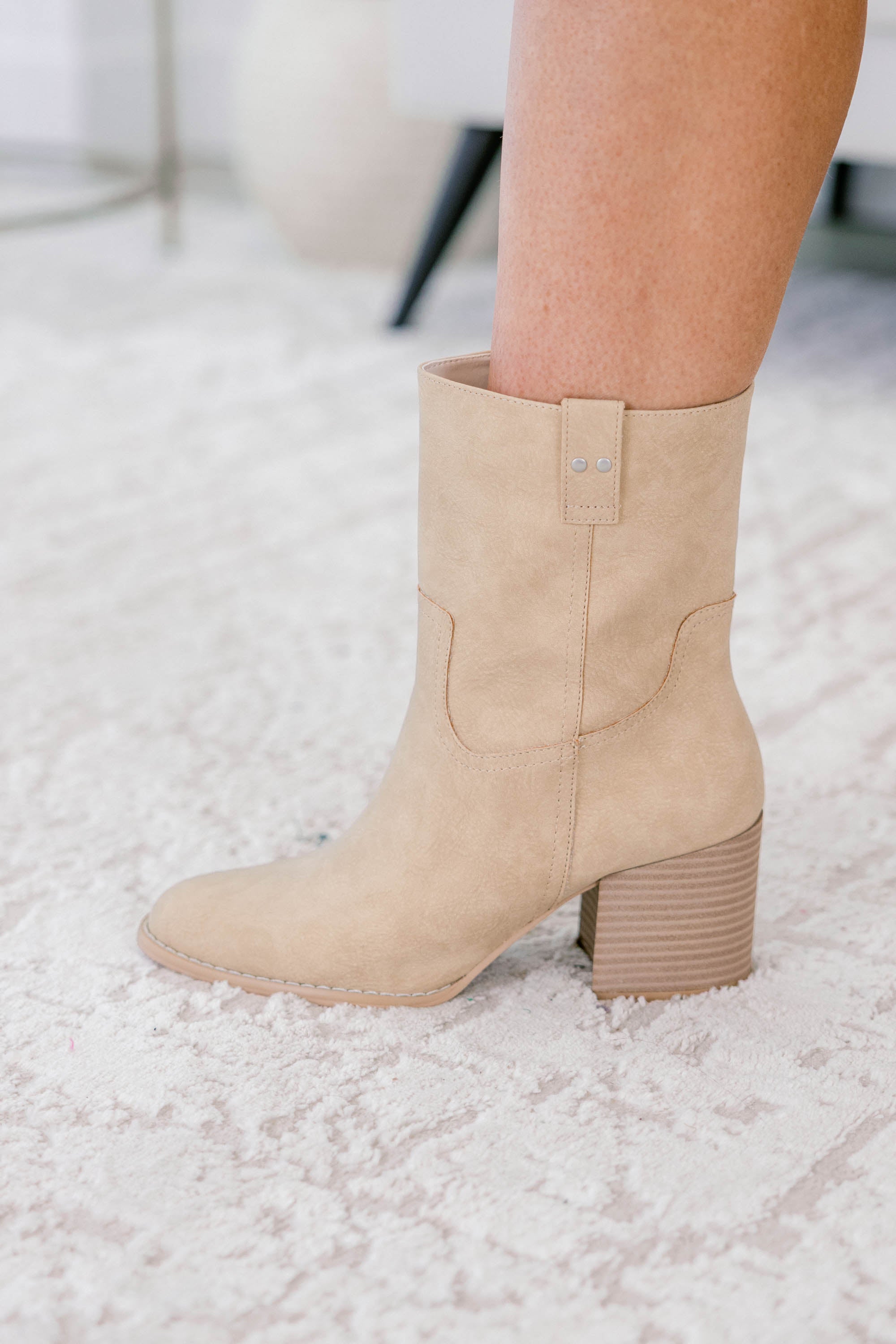 All Comes Down To You Booties, Khaki