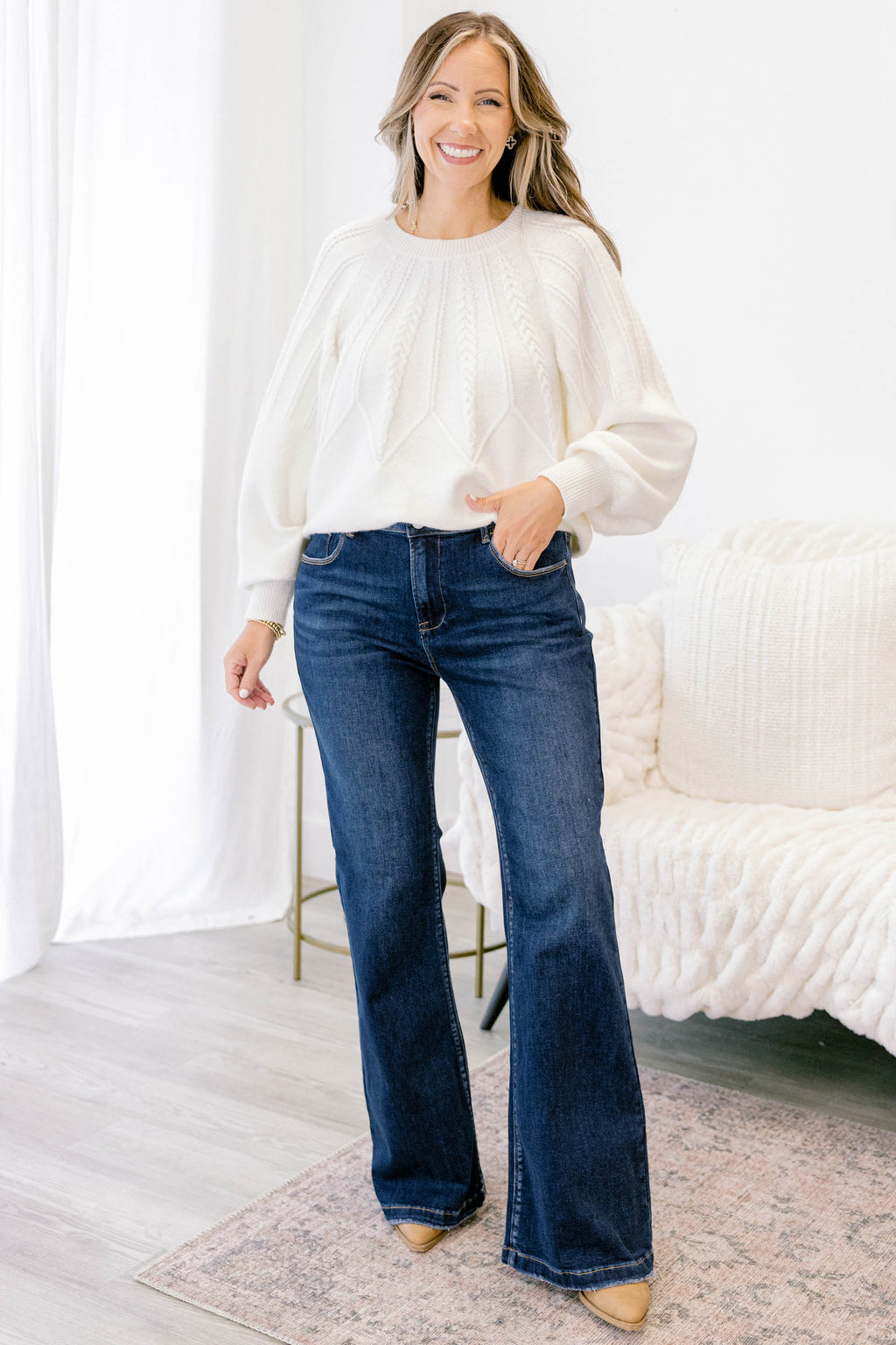 All For It Jeans, Dark Wash