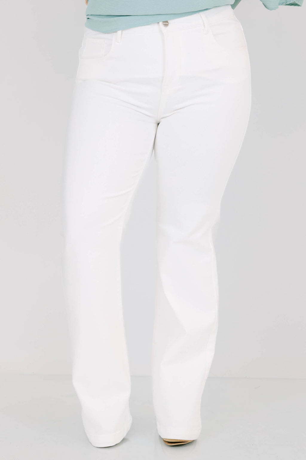 All For It Jeans, White
