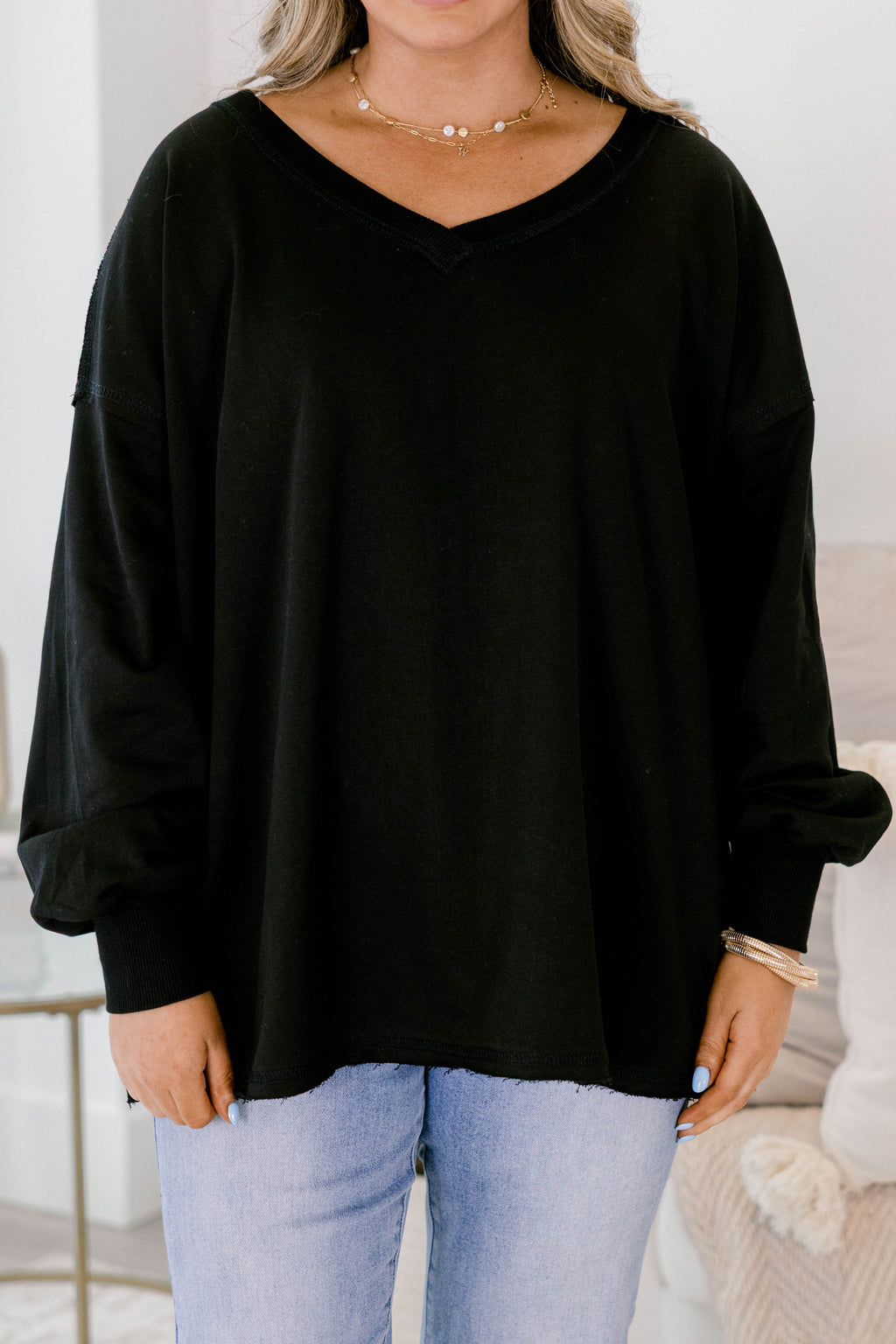 All Going Well Pullover, Black