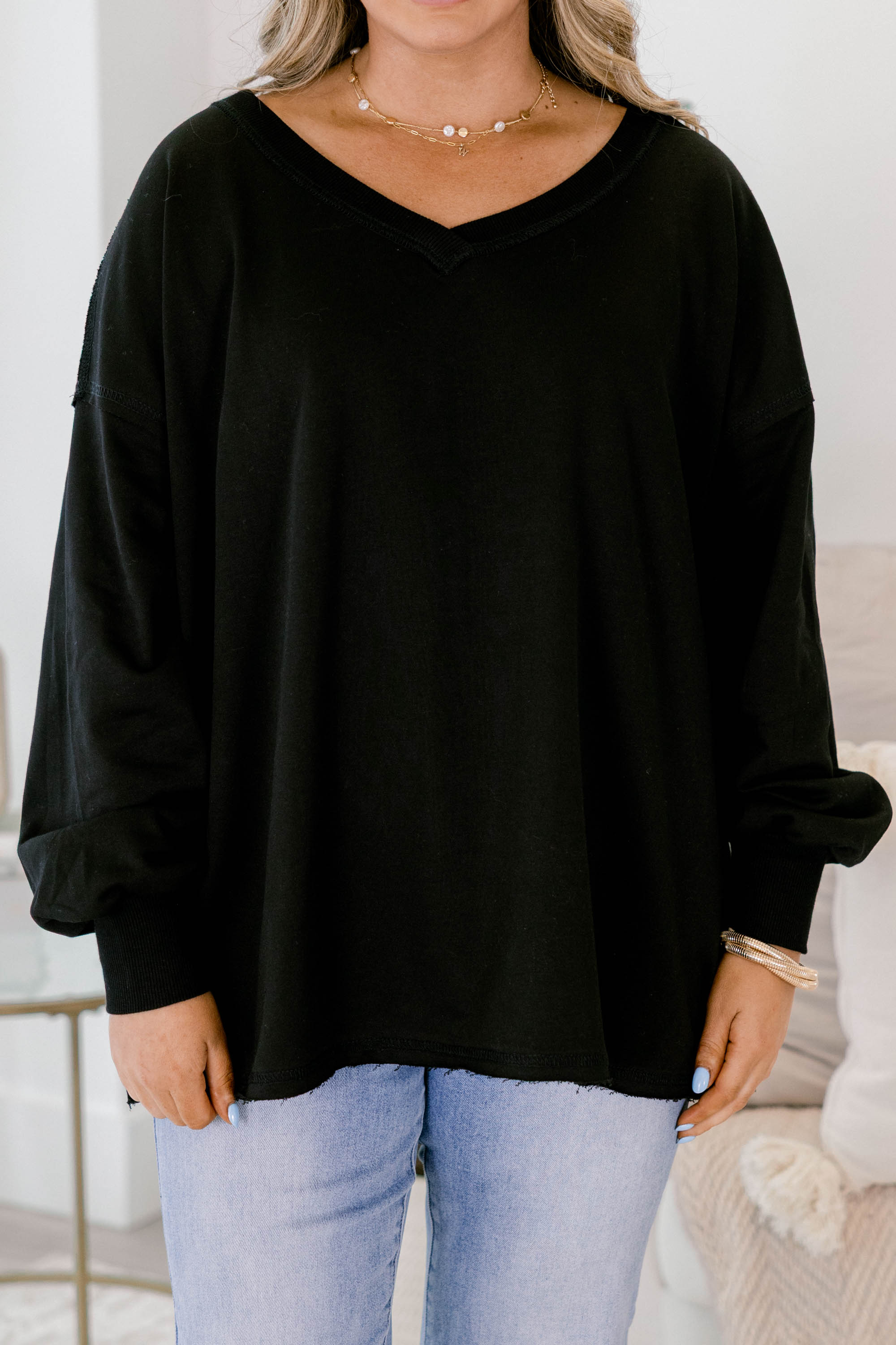 All Going Well Pullover, Black