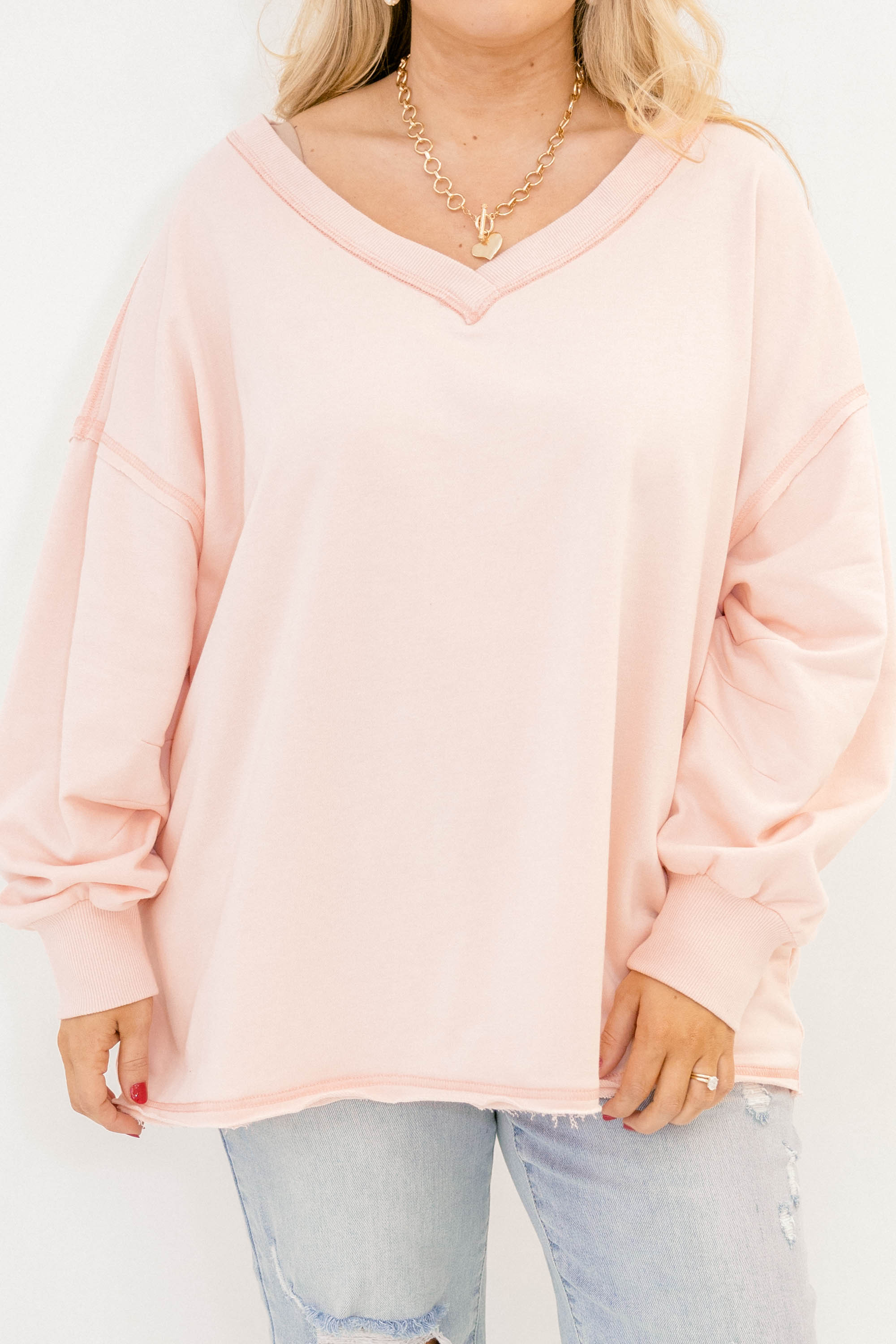 All Going Well Pullover, Pink