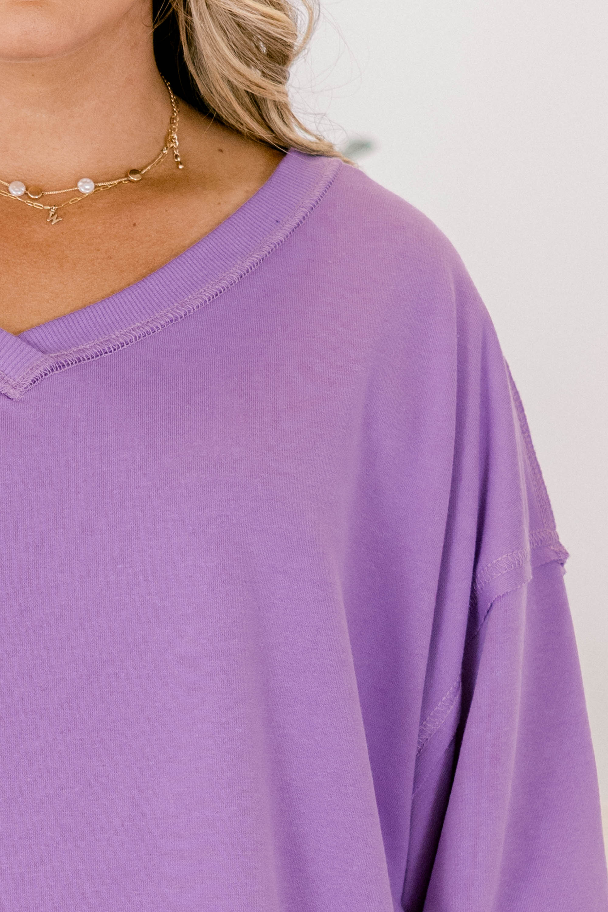 All Going Well Pullover, Purple