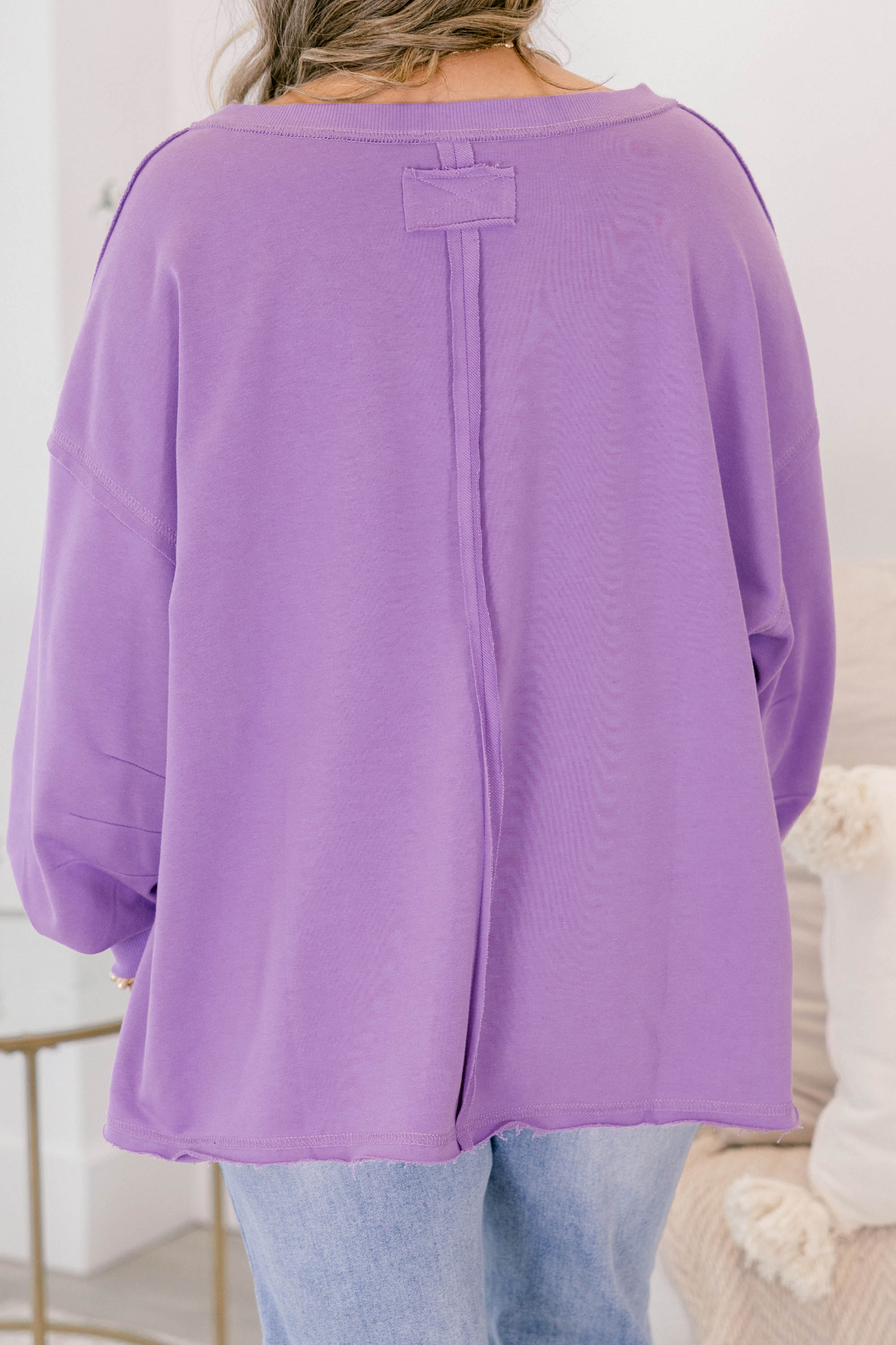 All Going Well Pullover, Purple