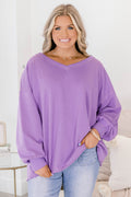 All Going Well Pullover, Purple