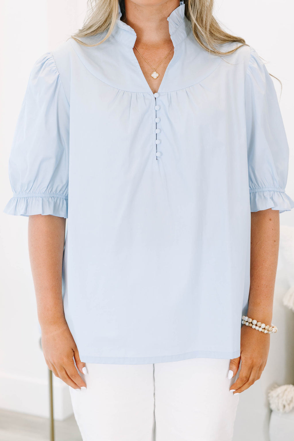 All In A Day Top, Blue