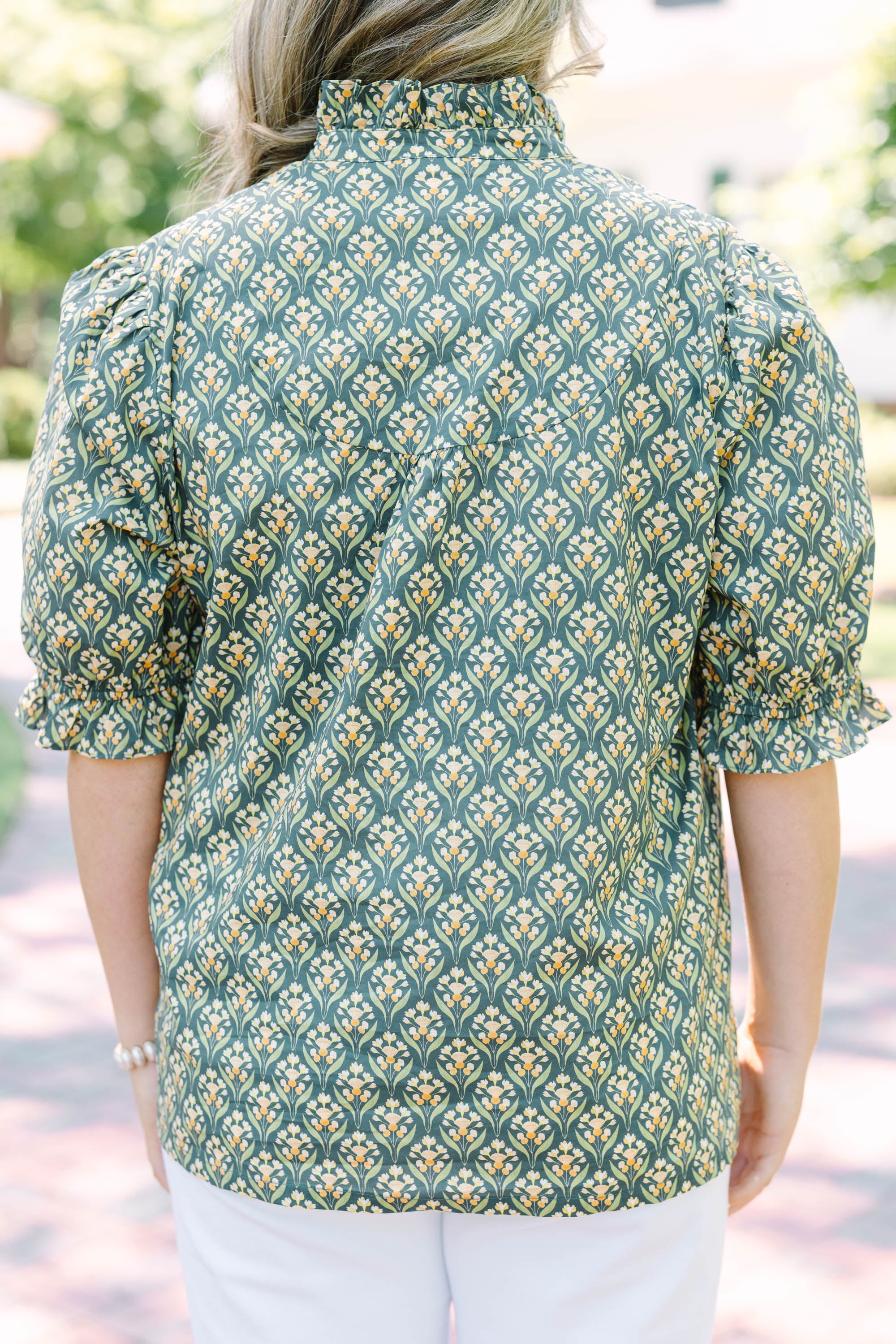 All In A Day Top, Green