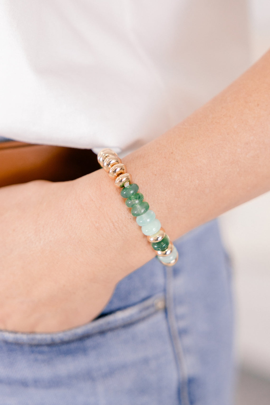 All My Luck Bracelet, Green