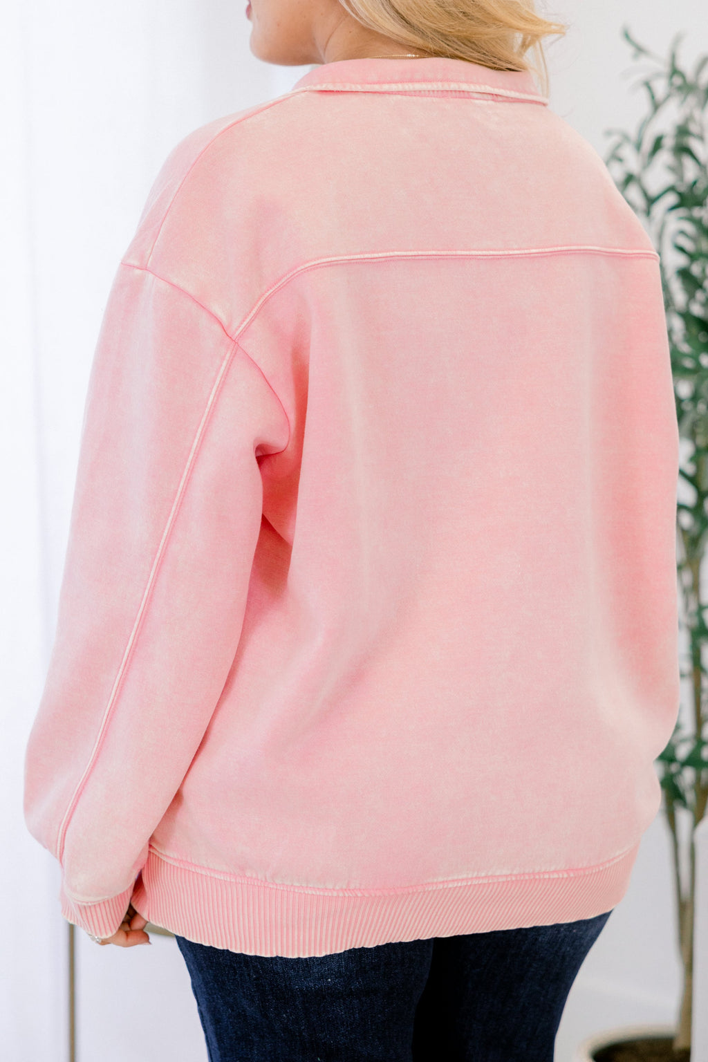All Over Pullover, Dark Pink