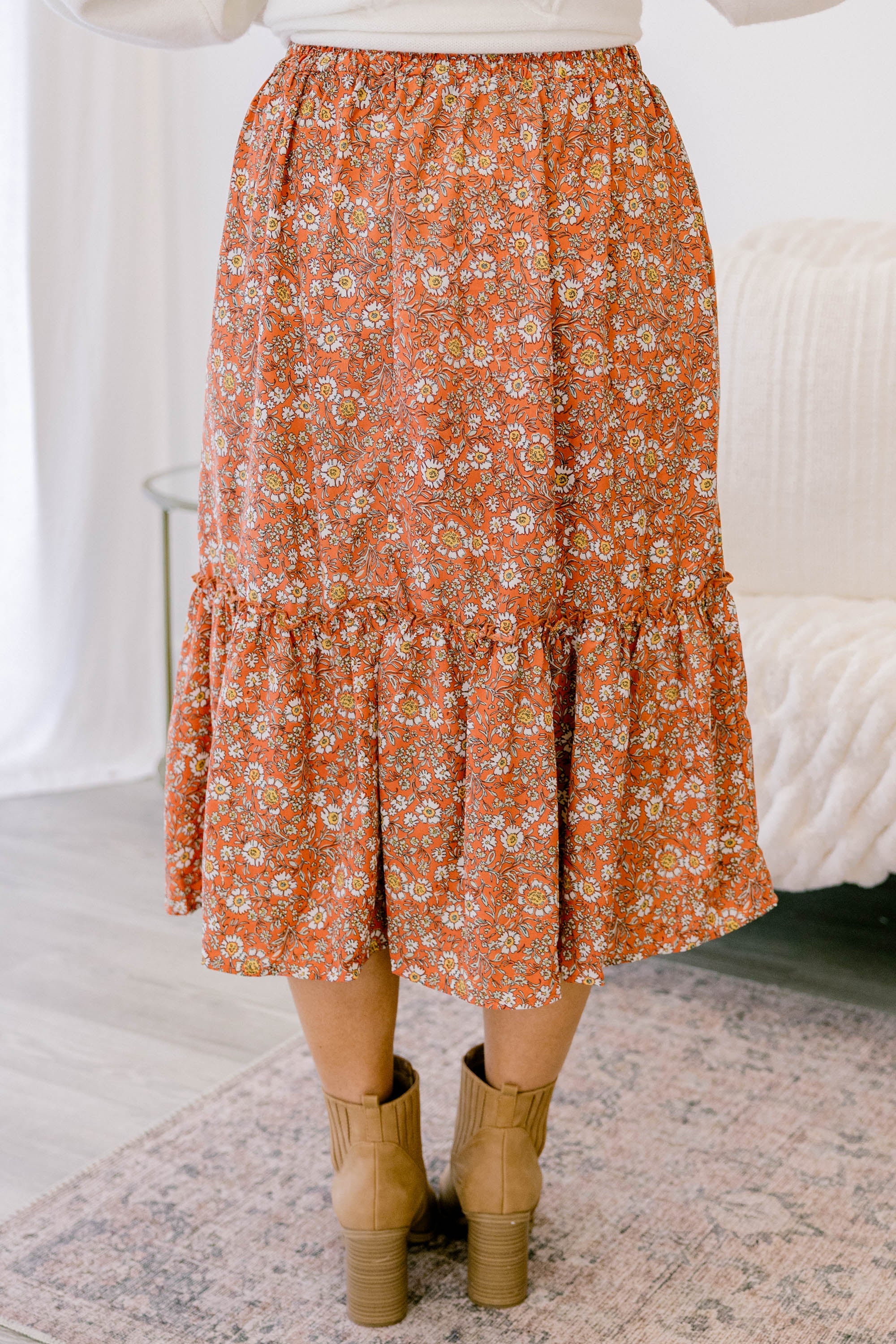 All Set To Go Skirt, Coral