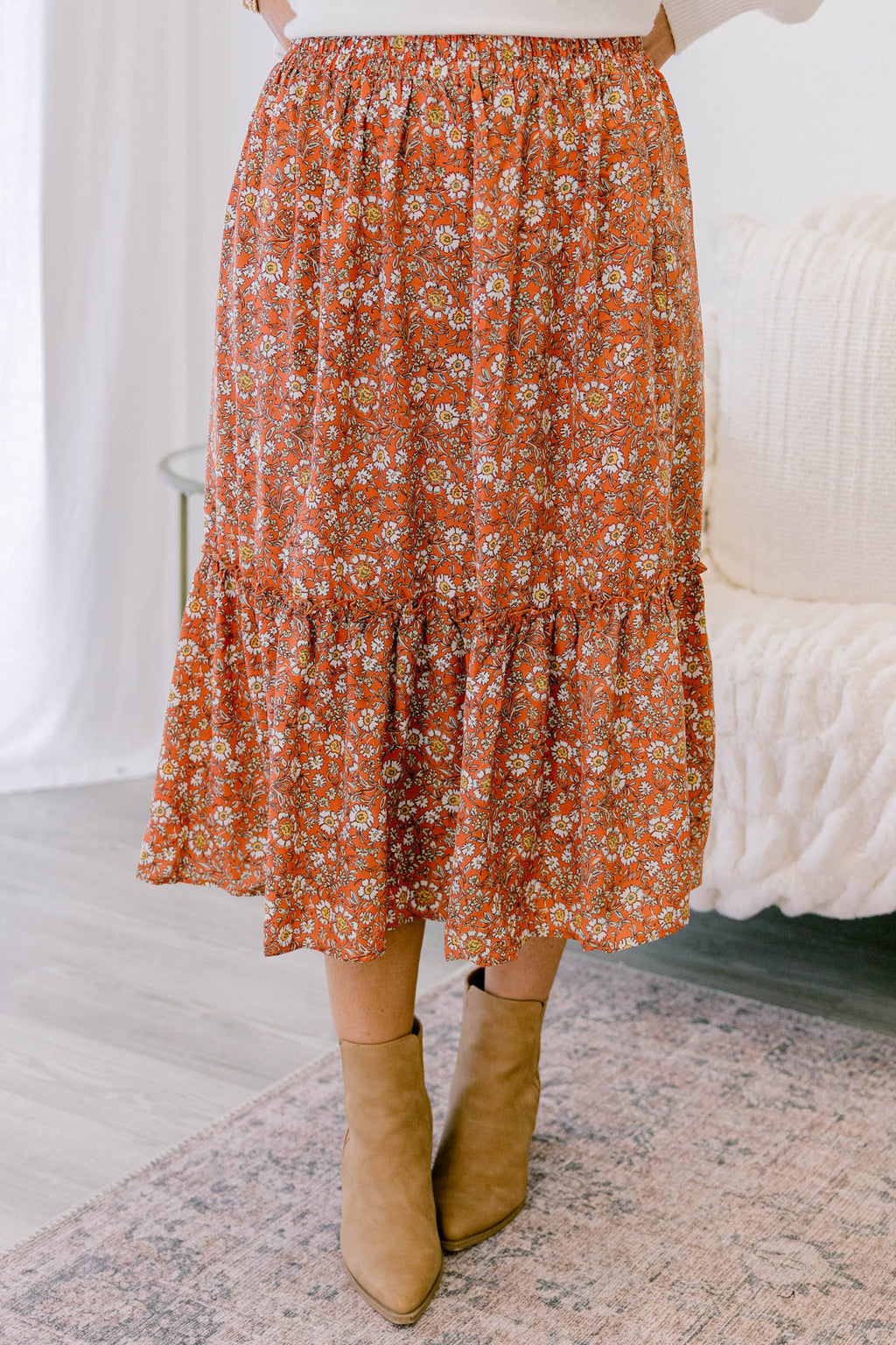 All Set To Go Skirt, Coral