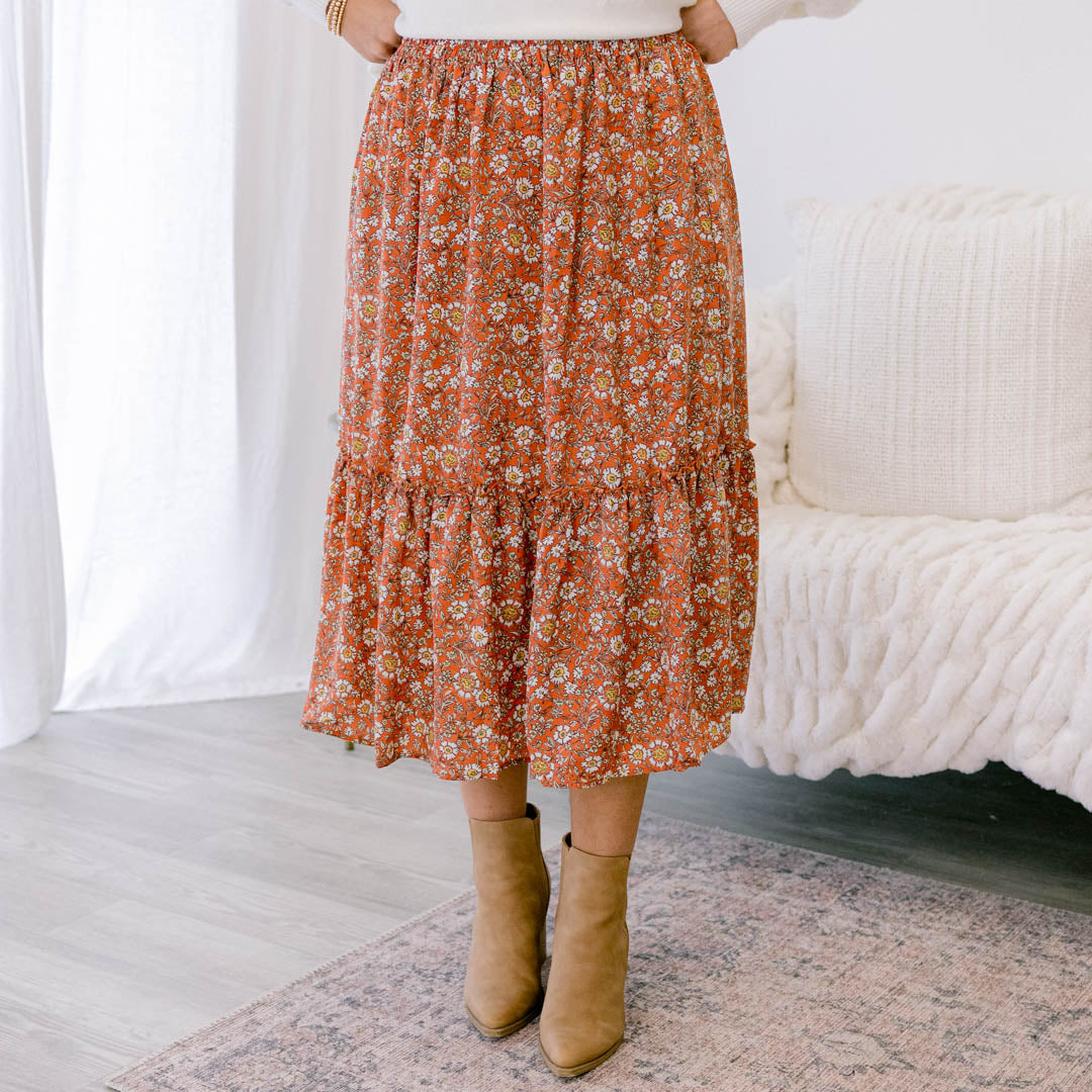 All Set To Go Skirt, Coral