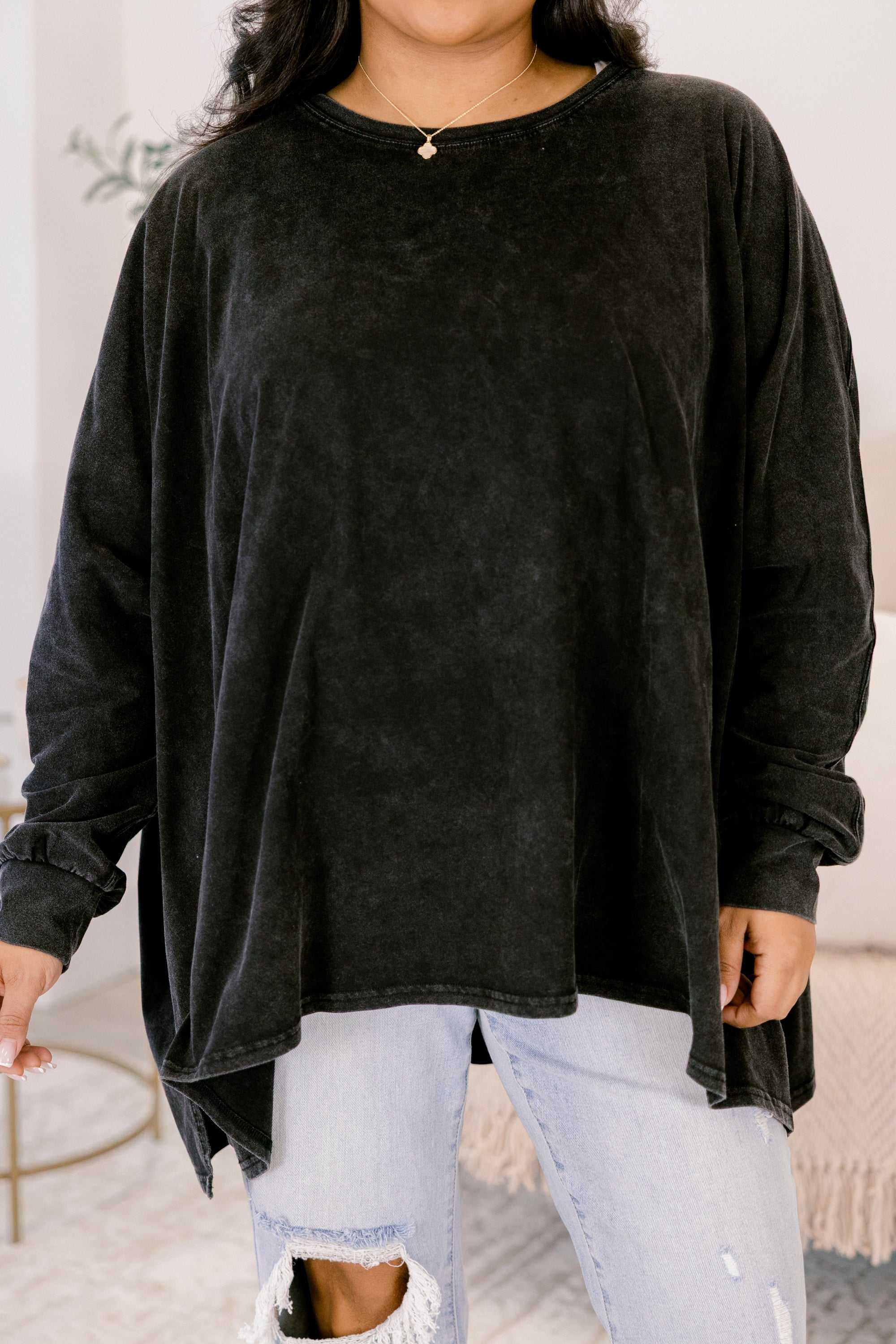 All So Nice Tunic, Black