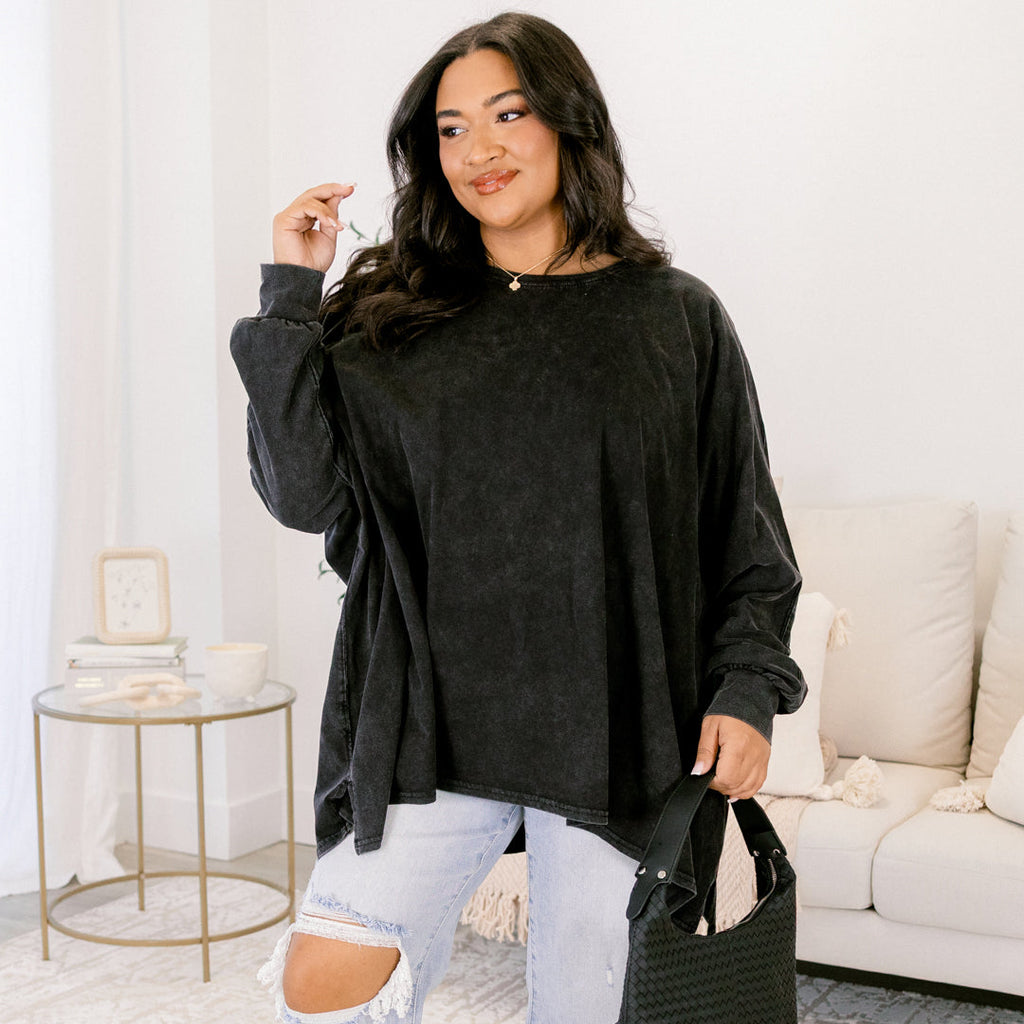 All So Nice Tunic, Black