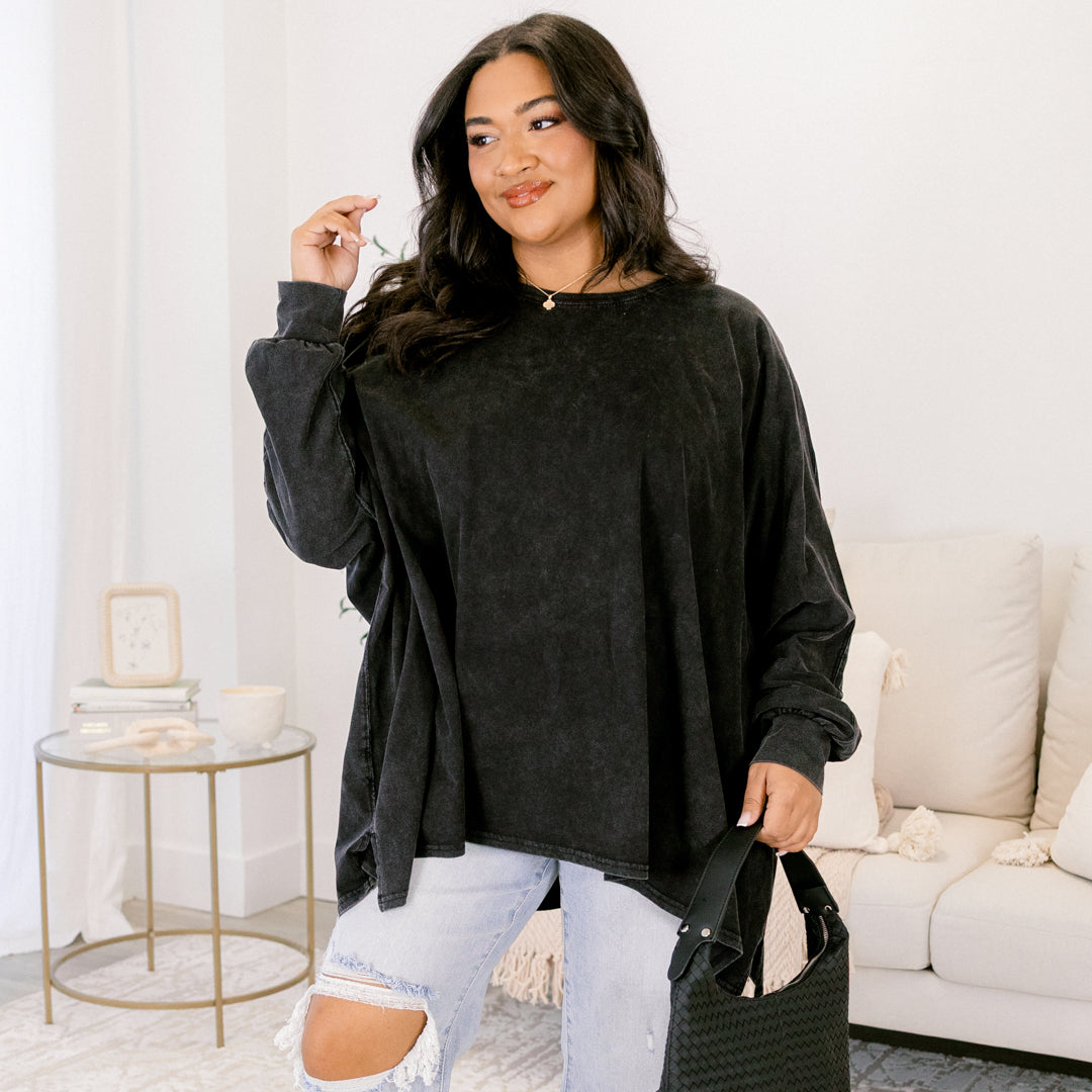 All So Nice Tunic, Black