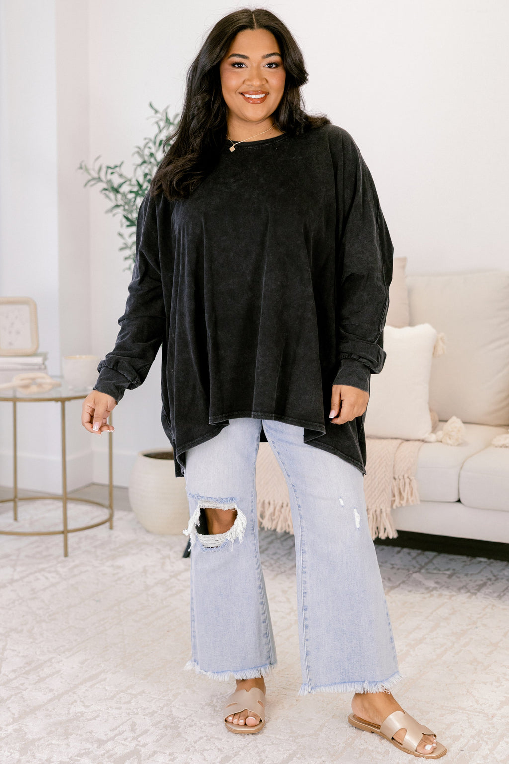 All So Nice Tunic, Black