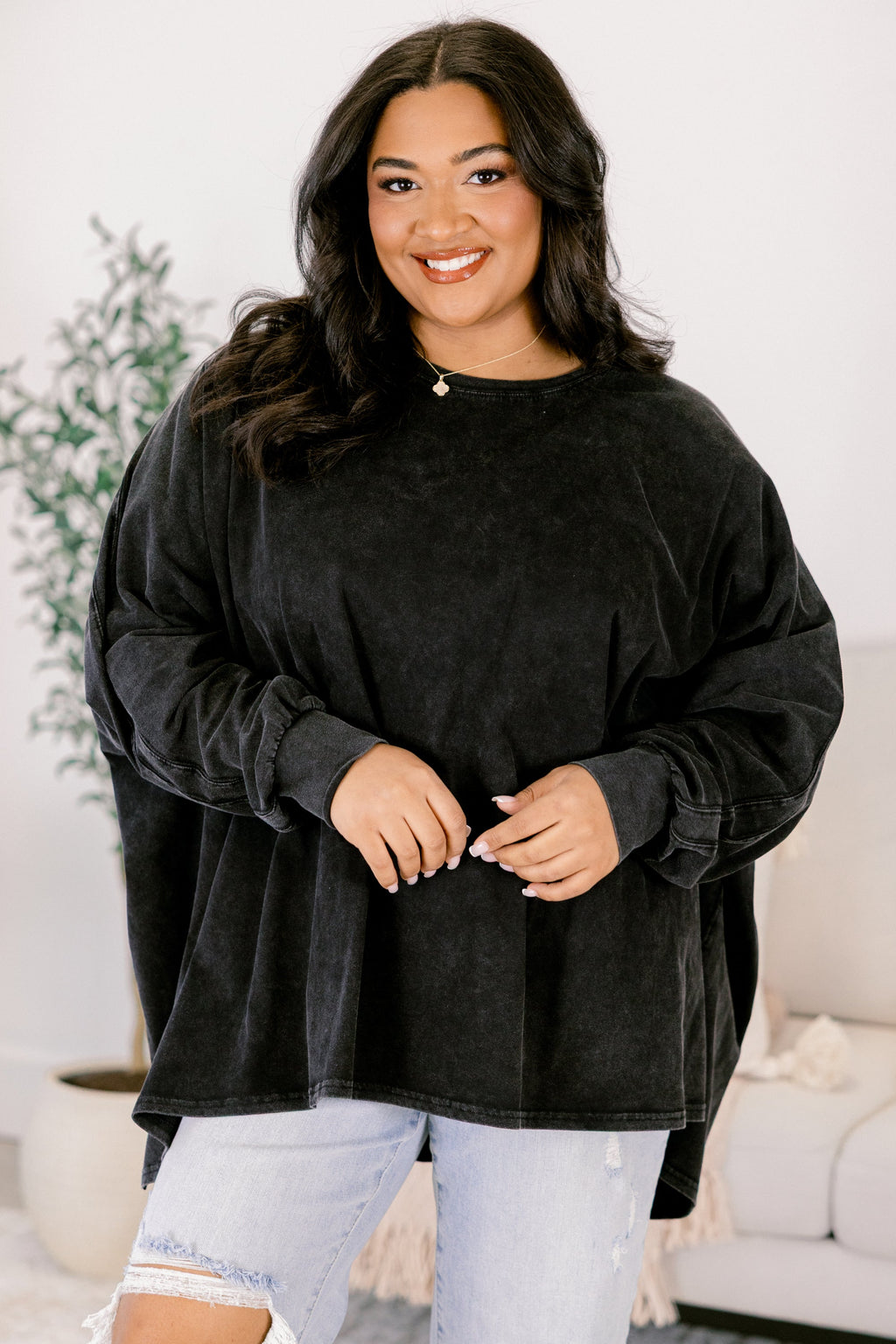 All So Nice Tunic, Black