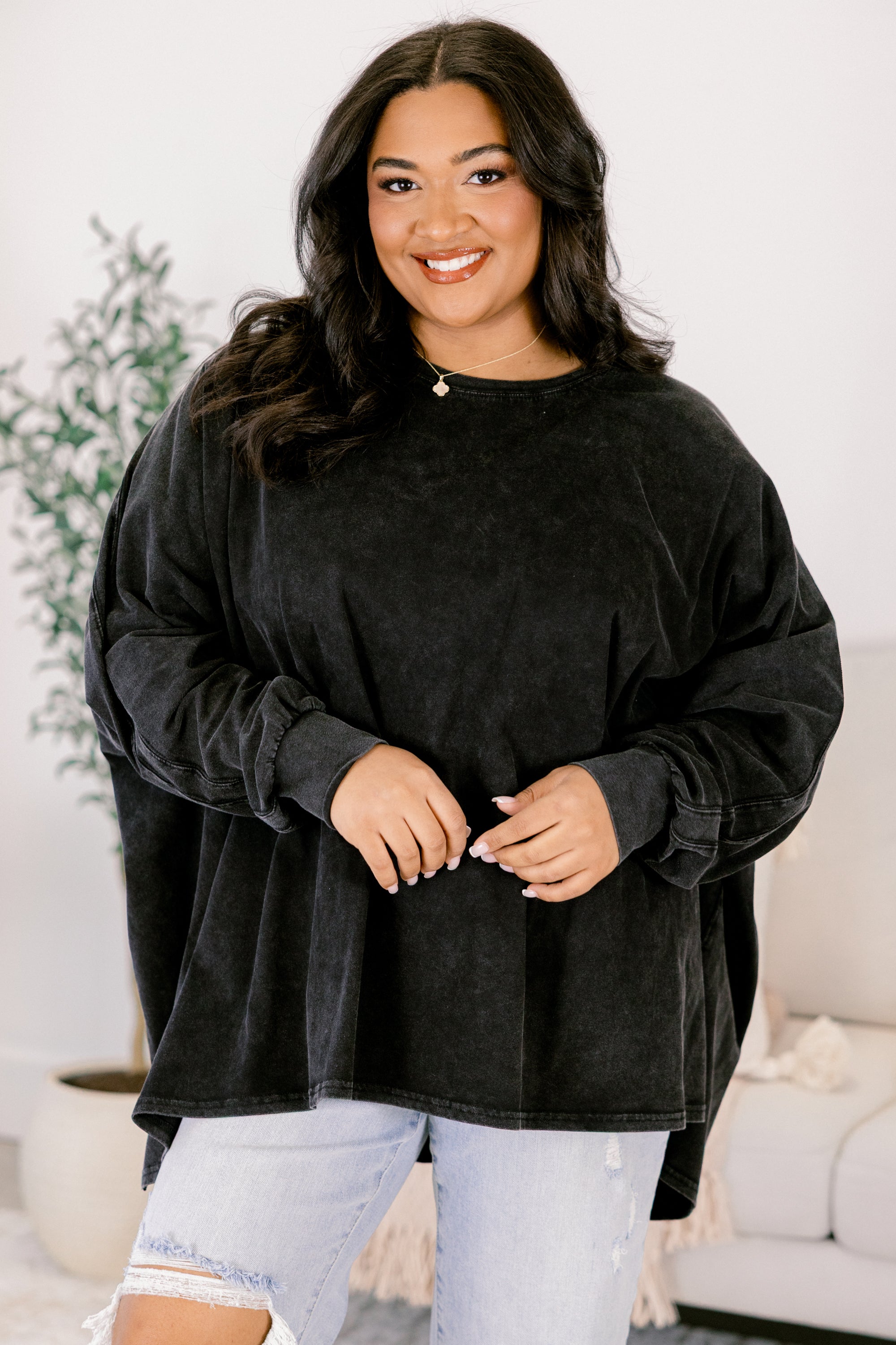 All So Nice Tunic, Black