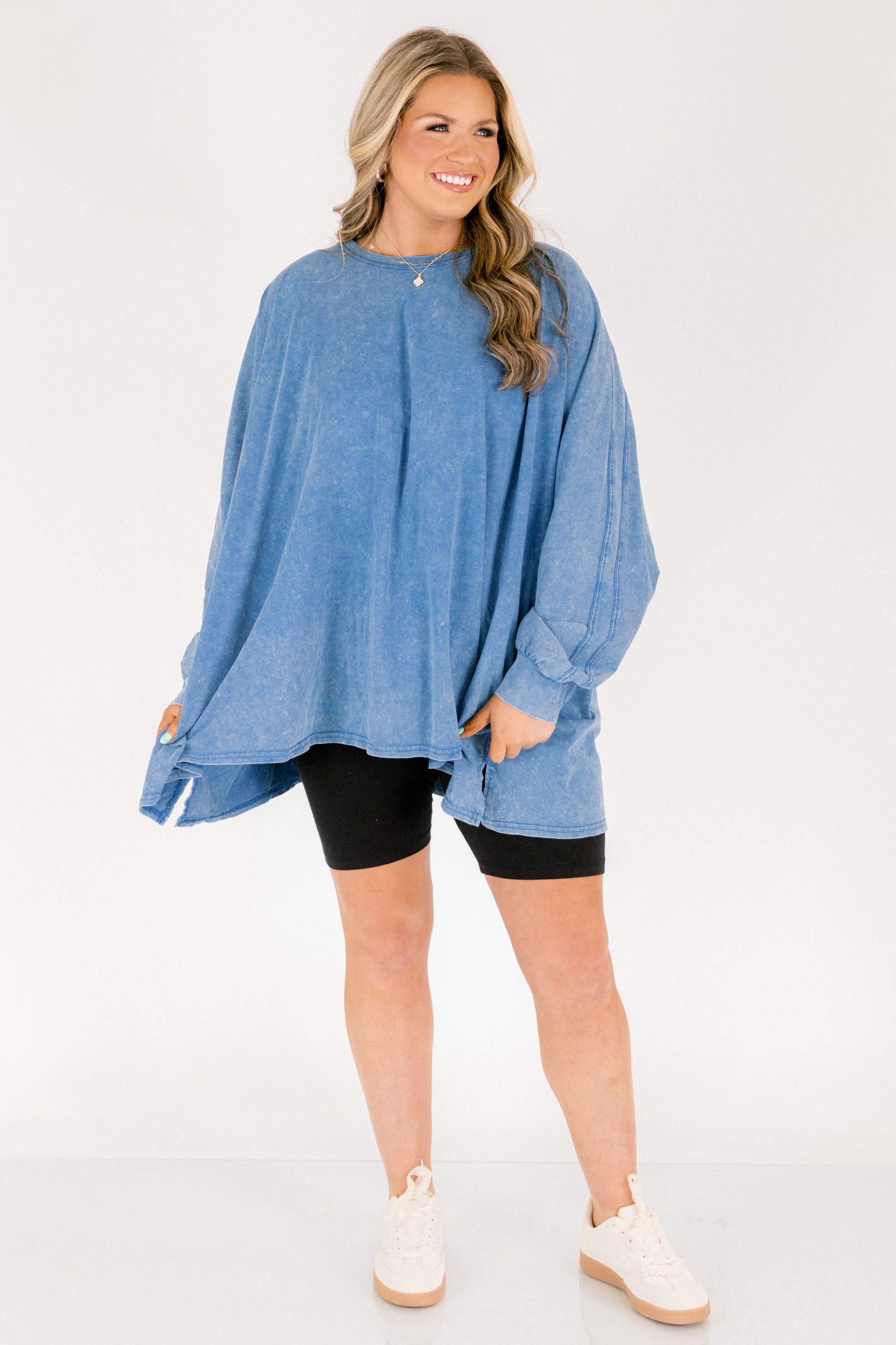 All So Nice Tunic, Blue