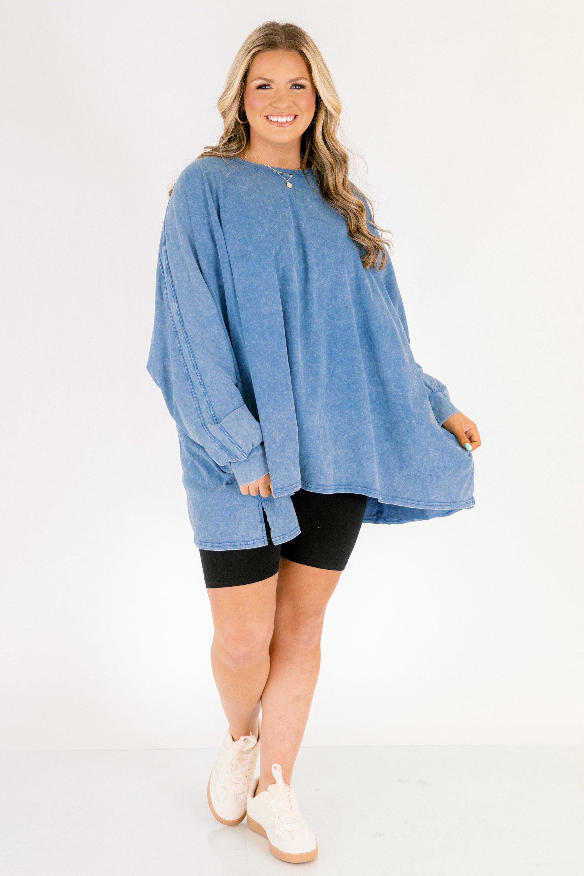 All So Nice Tunic, Blue