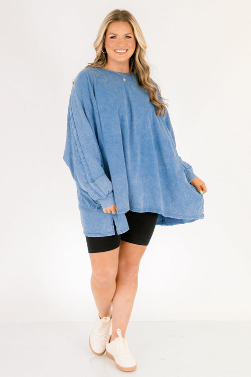 All So Nice Tunic, Blue