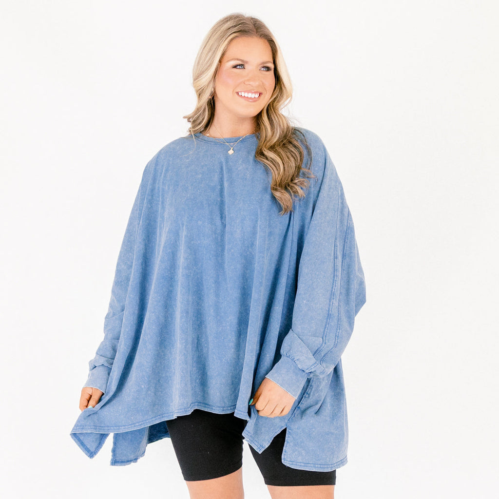 All So Nice Tunic, Blue