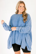 All So Nice Tunic, Blue