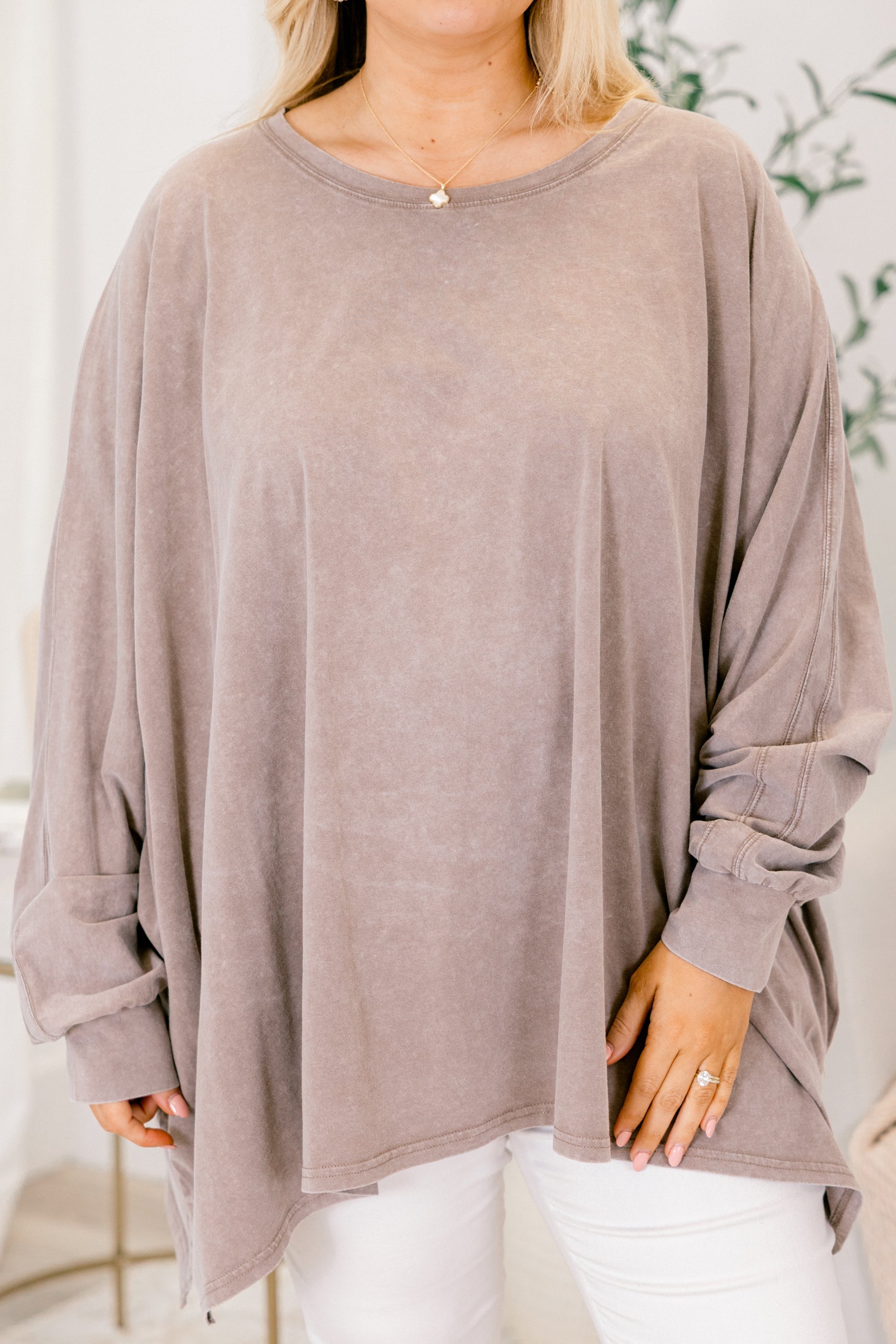 All So Nice Tunic, Brown