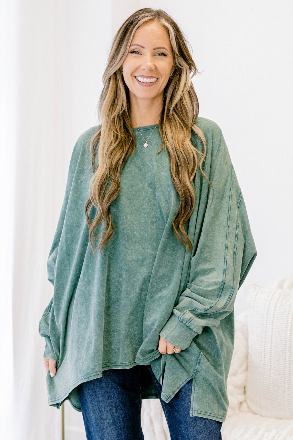 All So Nice Tunic, Green