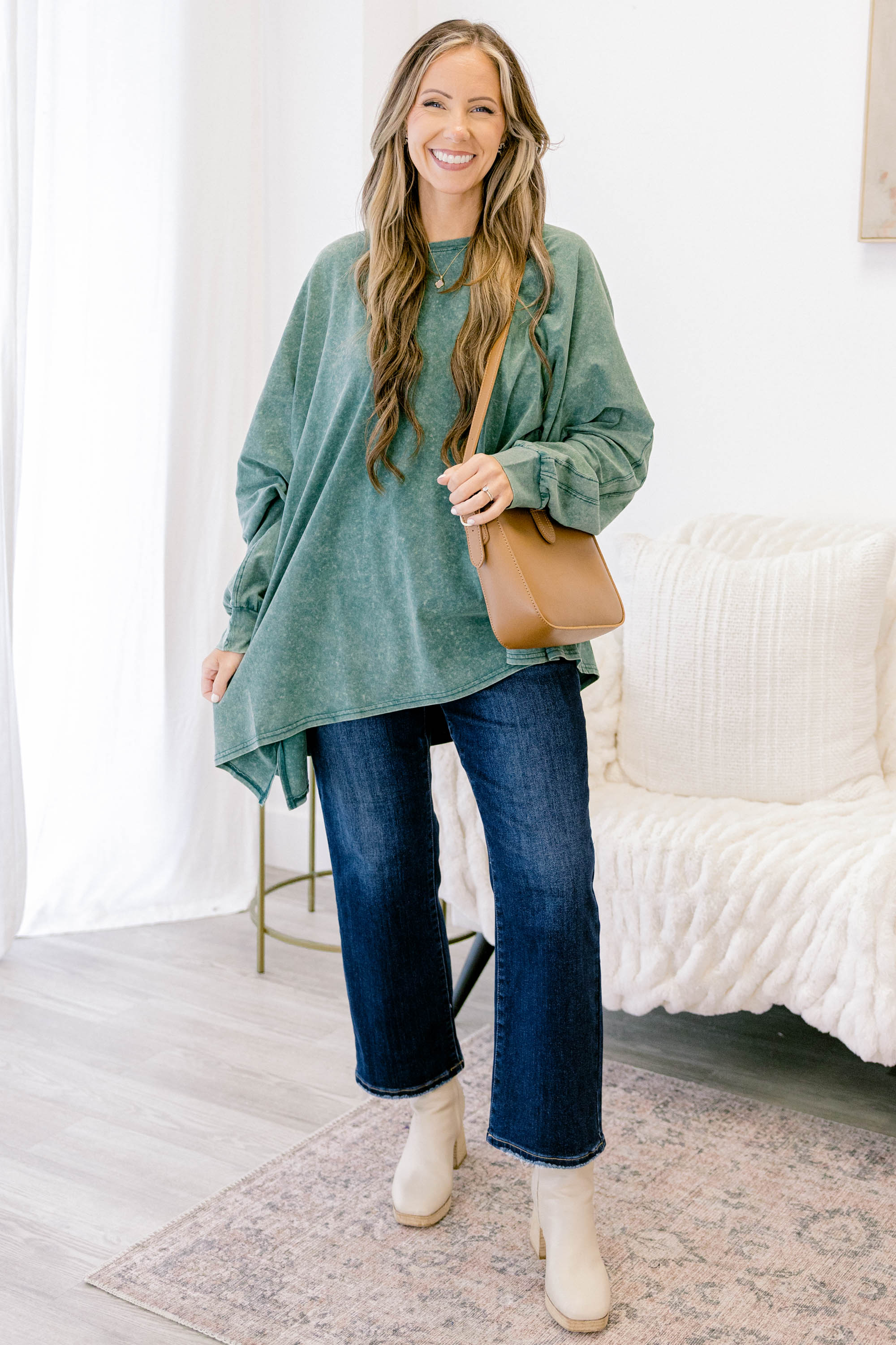All So Nice Tunic, Green