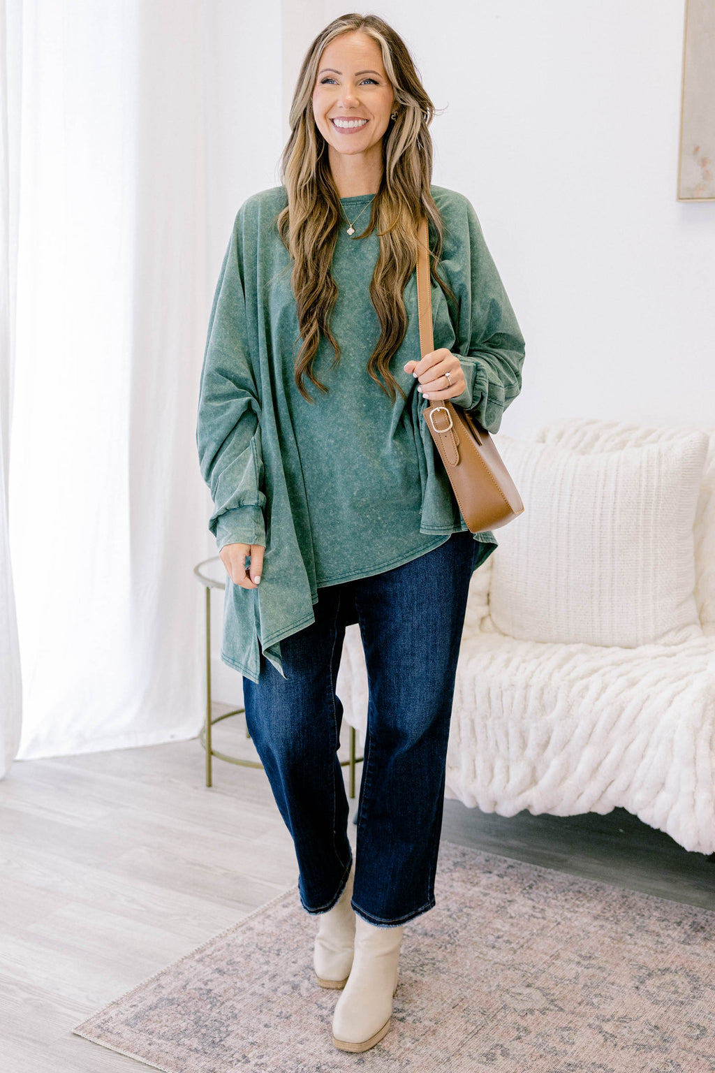 All So Nice Tunic, Green