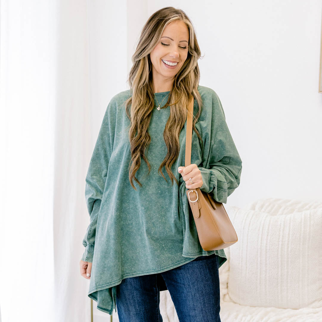 All So Nice Tunic, Green