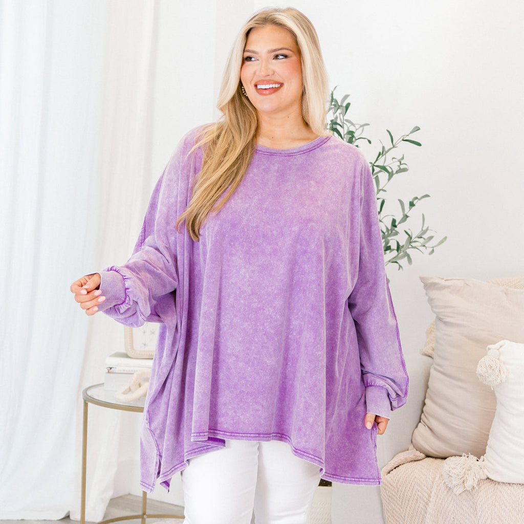 All So Nice Tunic, Purple