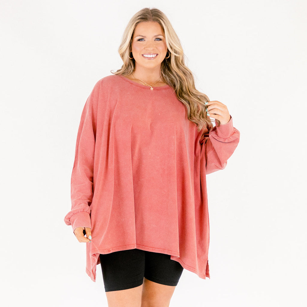 All So Nice Tunic, Red