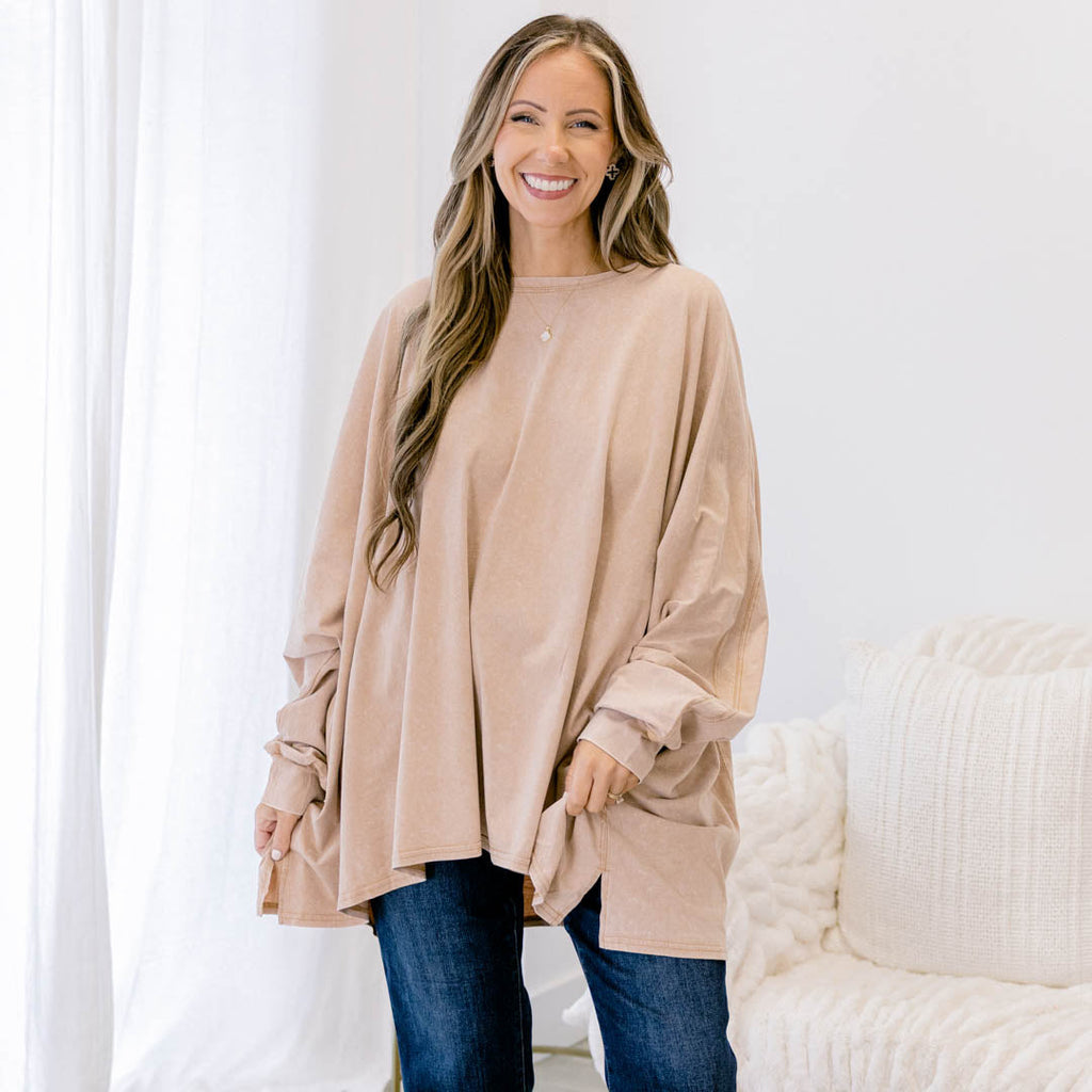 All So Nice Tunic, Sand
