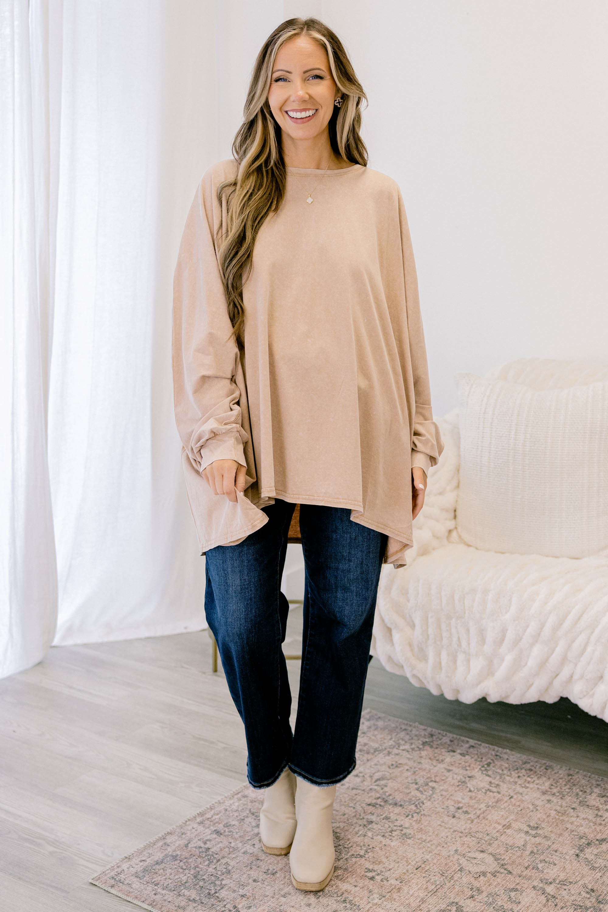 All So Nice Tunic, Sand