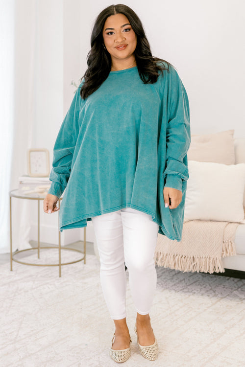 All So Nice Tunic, Teal