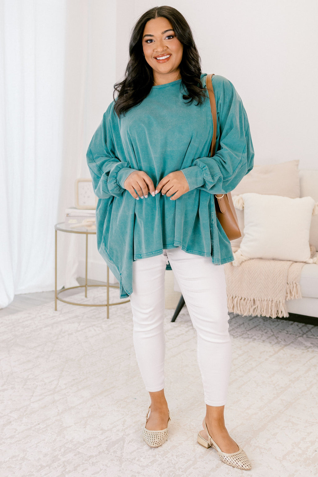 All So Nice Tunic, Teal