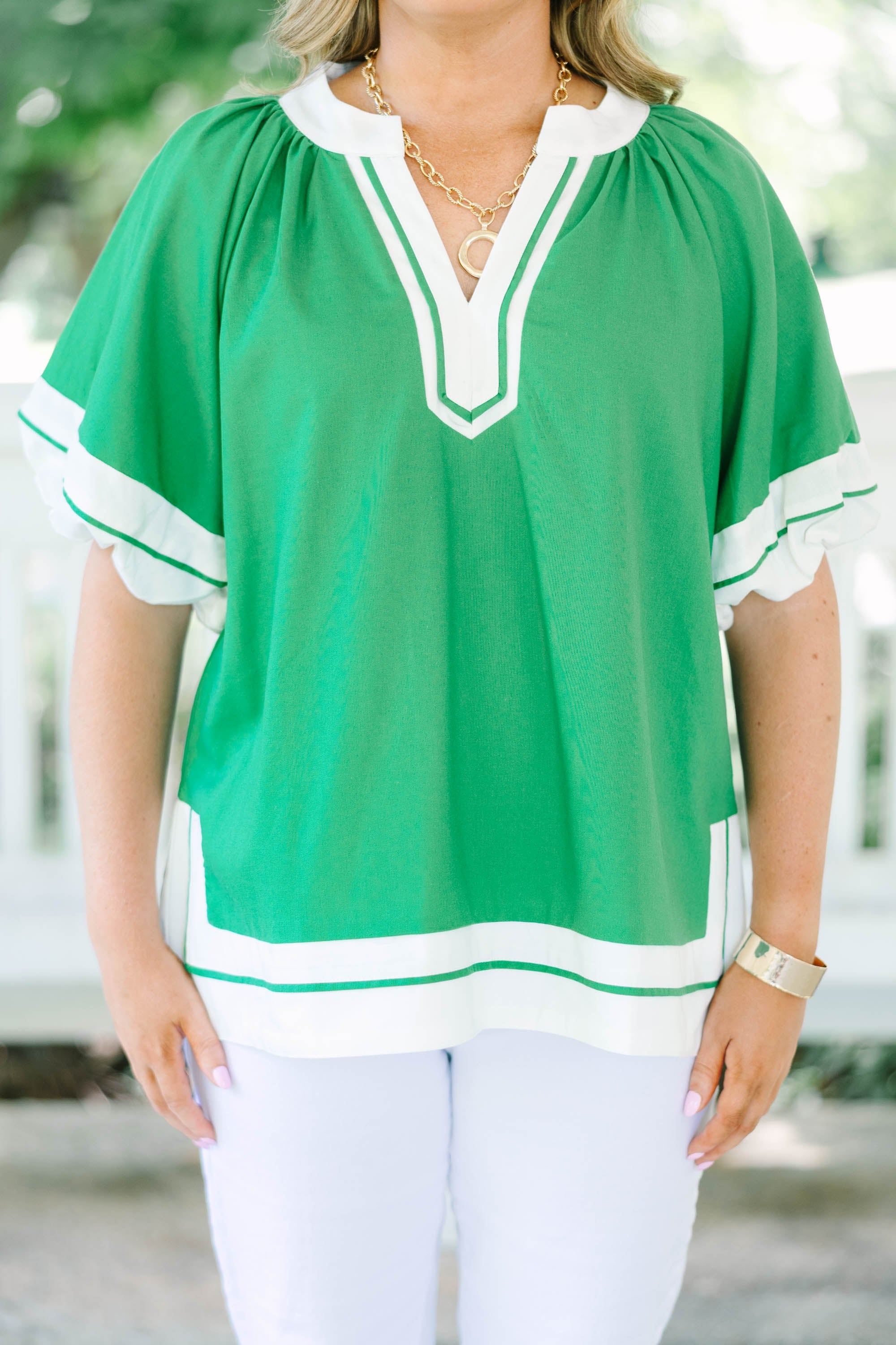 All That You Need Top, Kelly Green
