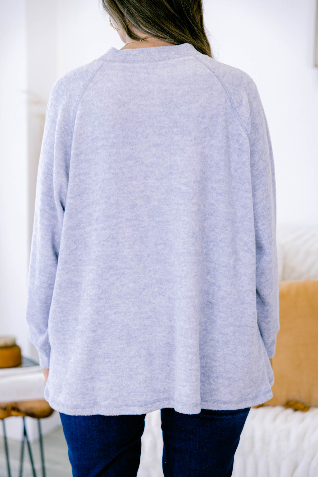All The Feels Pullover, Heather Grey