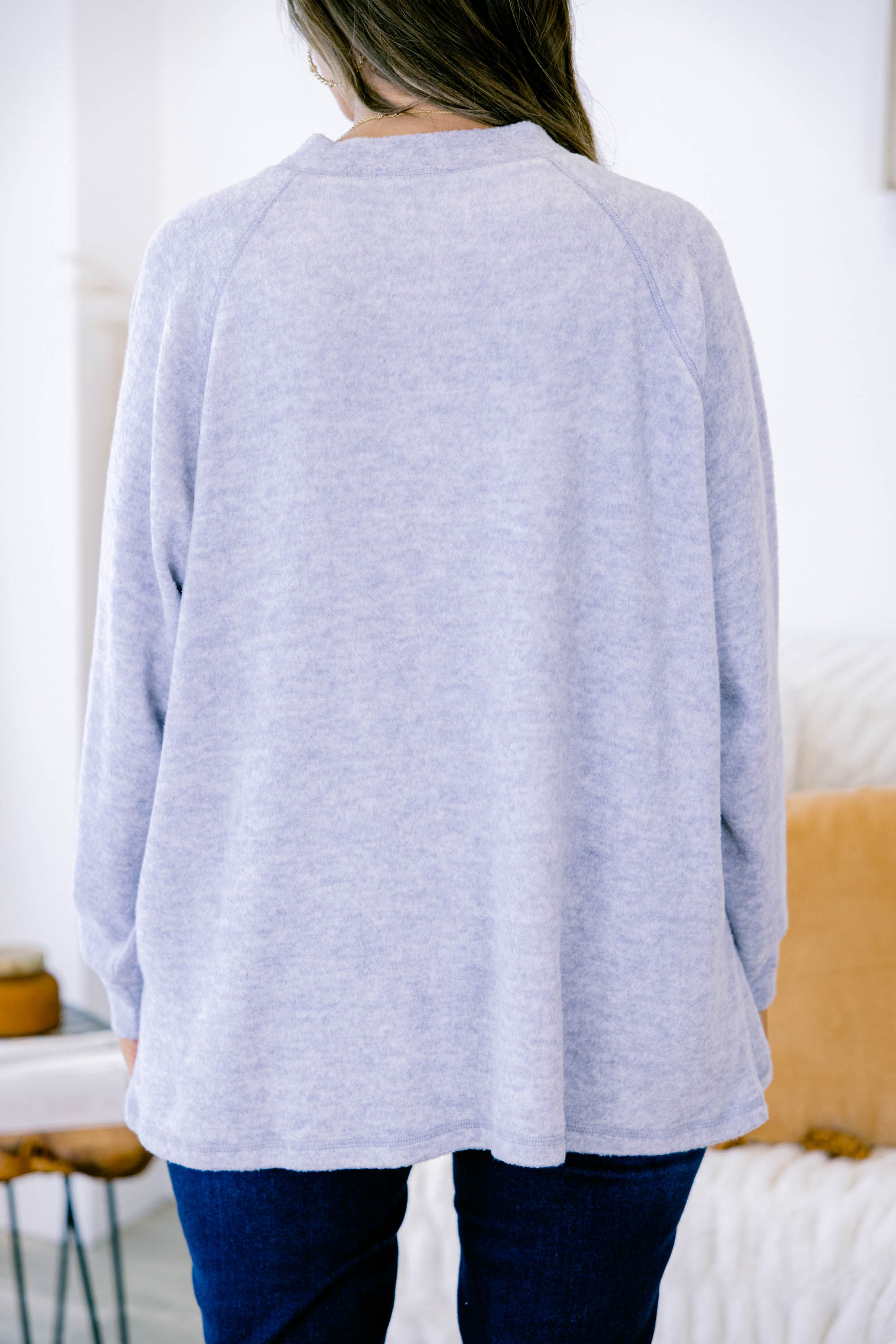 All The Feels Pullover, Heather Grey