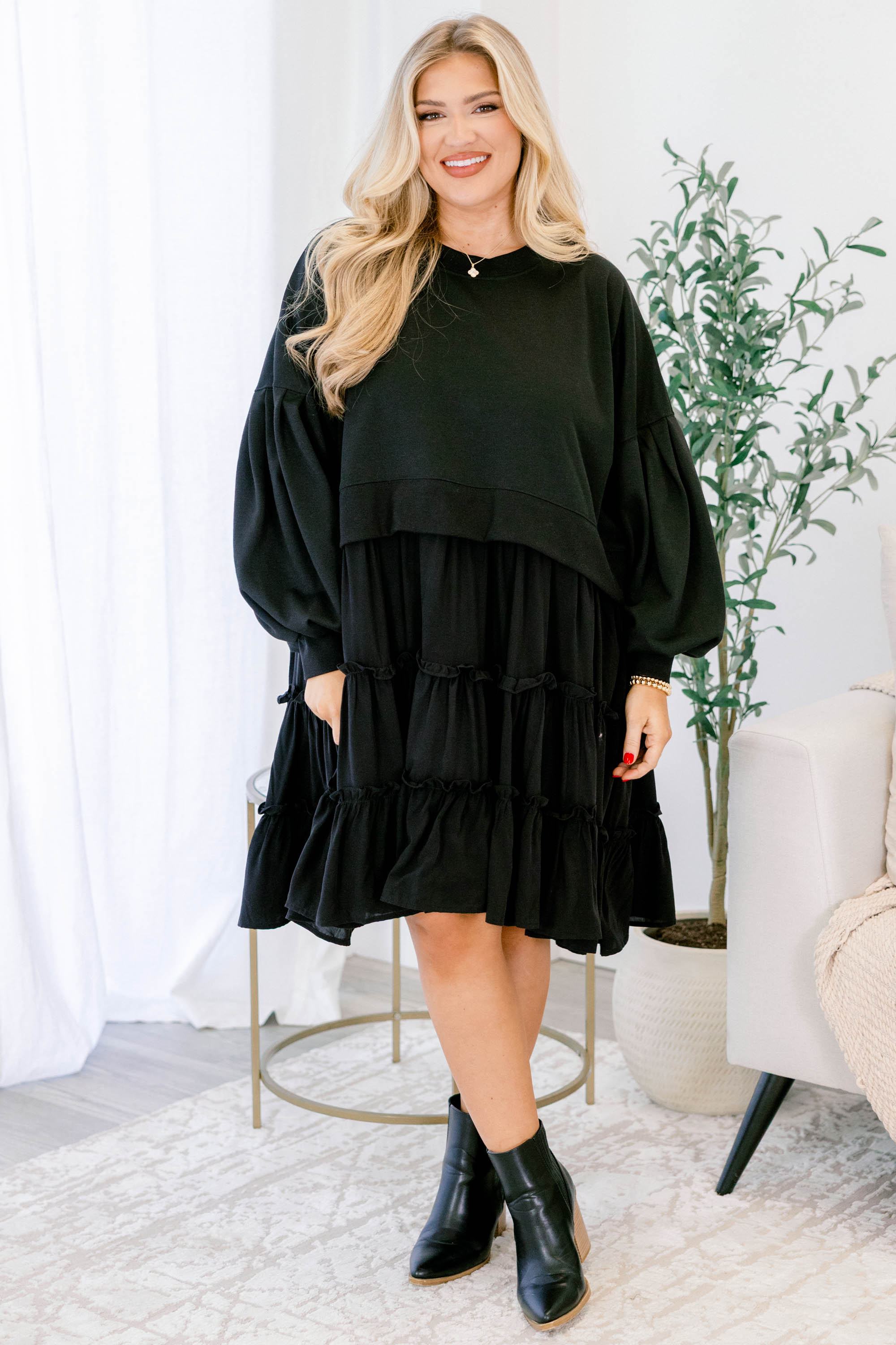 All The Right Reasons Dress, Black
