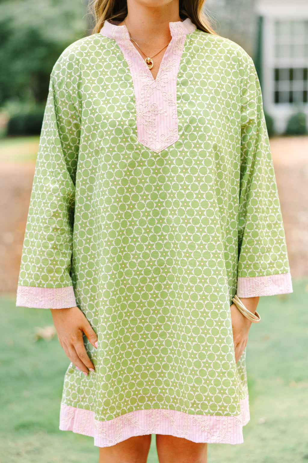 All This Time Dress, Olive