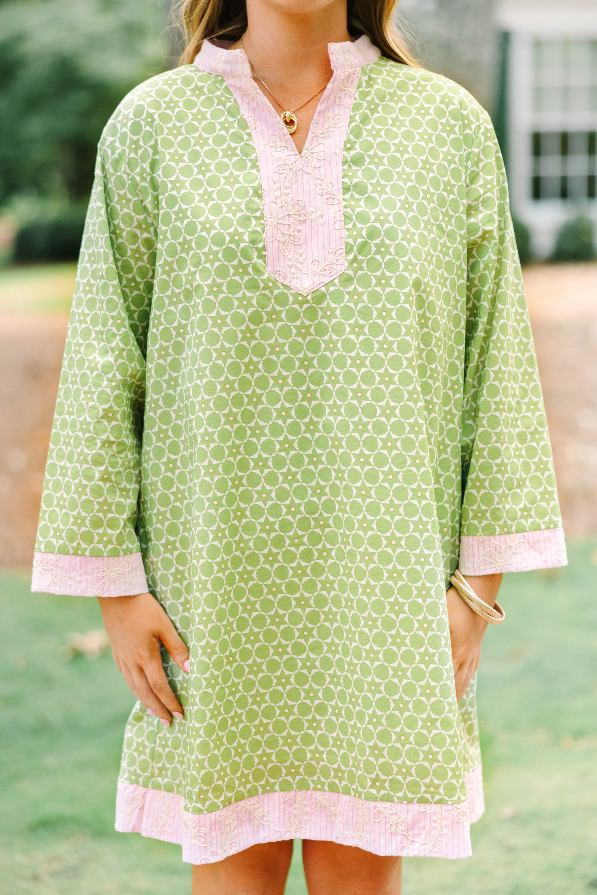 All This Time Dress, Olive