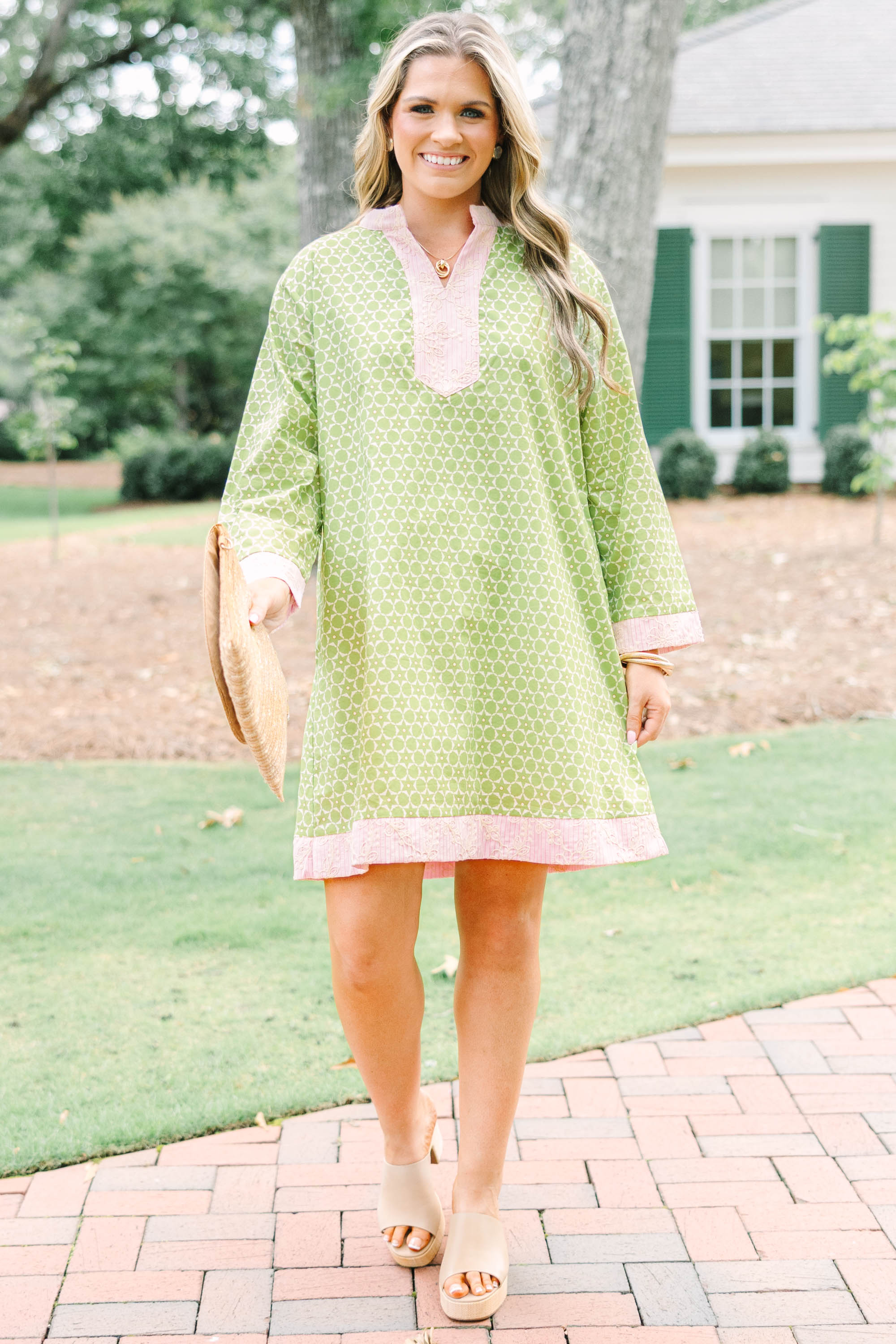 All This Time Dress, Olive