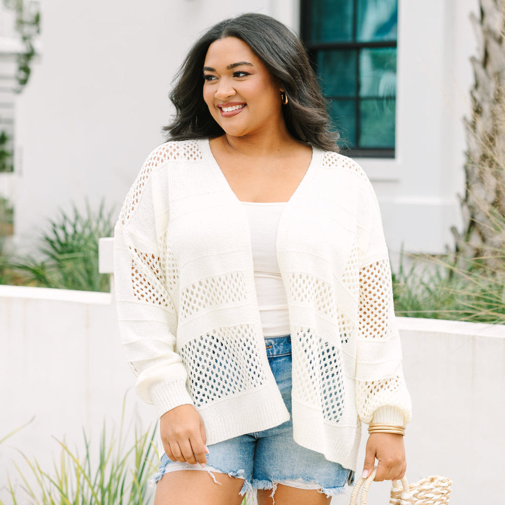 All You Know Cardigan, Ivory