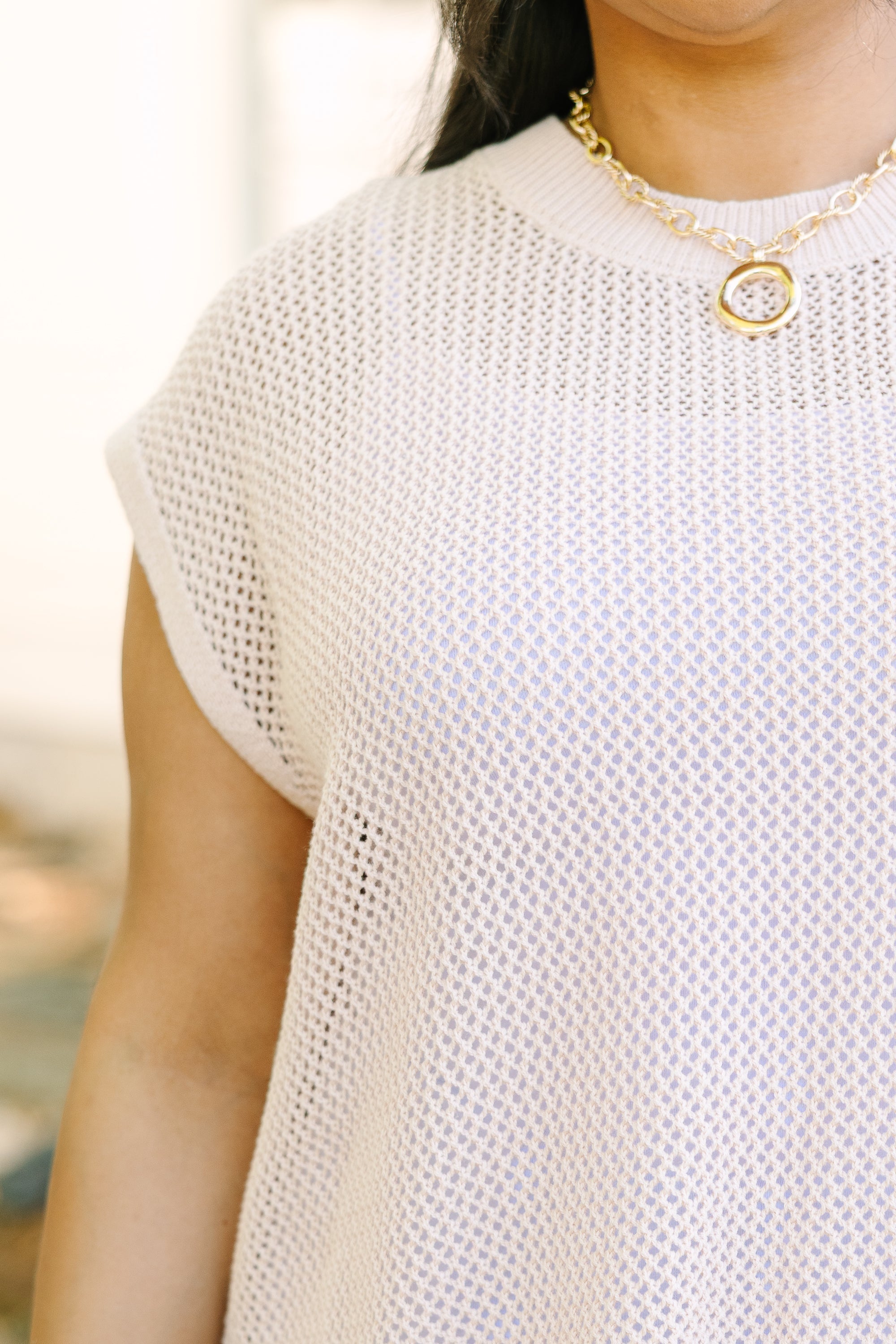 All This Time Sweater, Light Beige