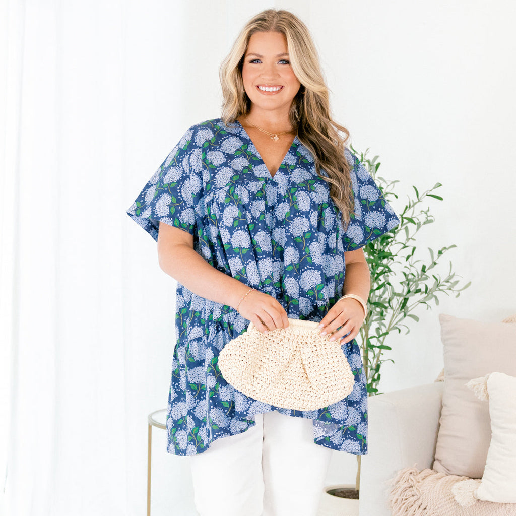 Aloha Spirits Top, Navy