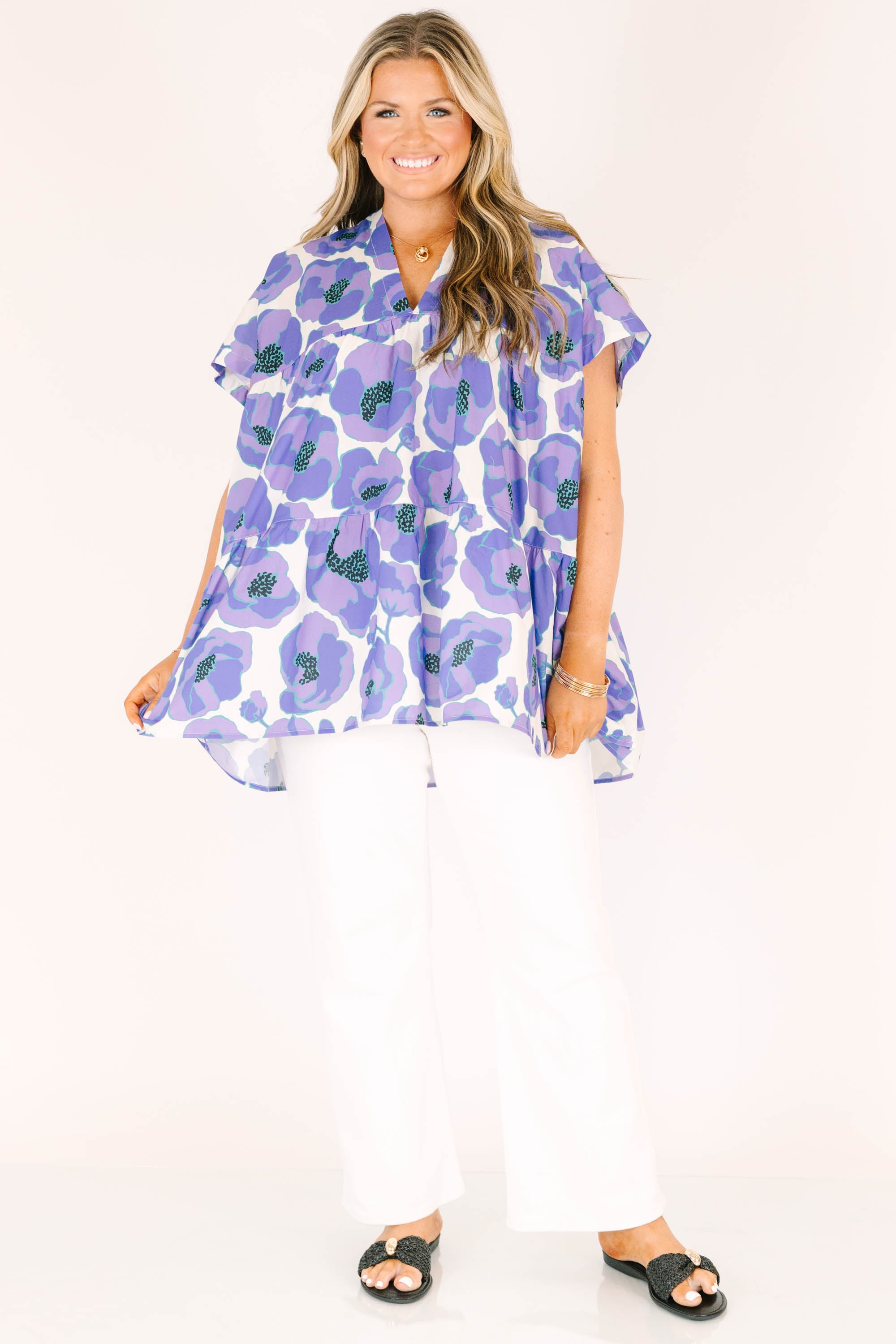 Aloha Spirits Top, Purple
